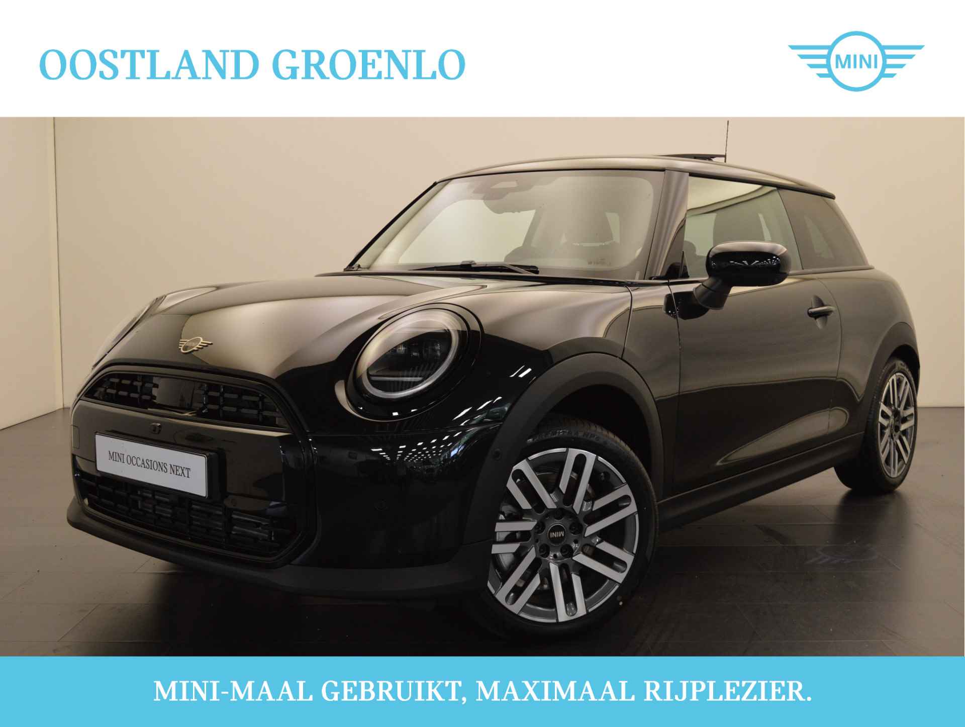 MINI Hatchback Cooper C Classic Automaat / Panoramadak / Parking Assistant Plus / LED / Head-Up / Comfort Access / Harman Kardon / Stoelverwarming - 1/21