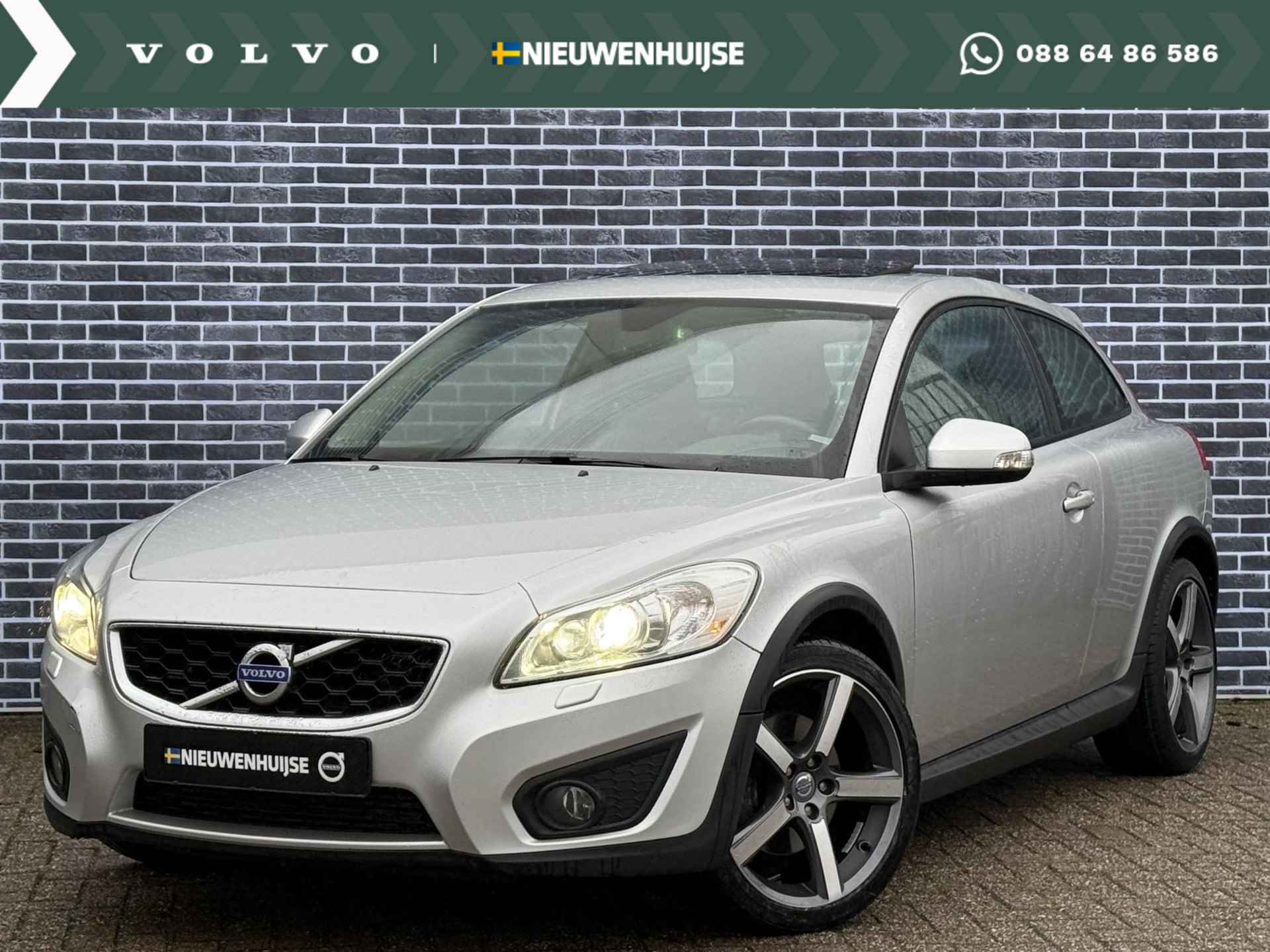 Volvo C30 2.5 T5 Kinetic | Uniek | Leder | Bi Xenon | Schuif Kanteldak | Stoelverwarming | Memory | Standkachel | - 1/29