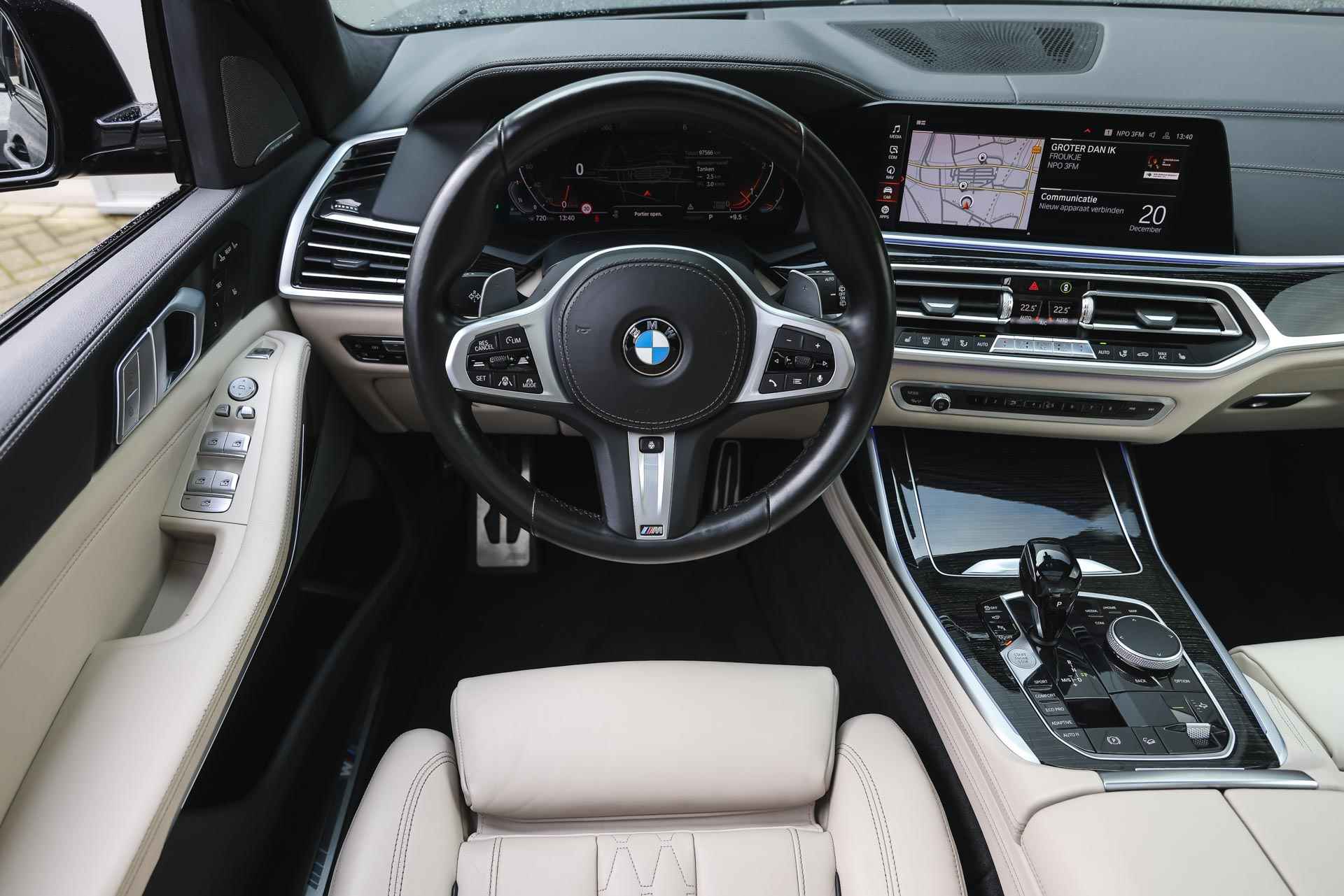 BMW X7 xDrive30d High Executive M Sport Automaat / Trekhaak / Driving Assistant Professional / Harman Kardon / Gesture Control / Comfortstoelen / Parking Assistant Plus / Soft Close - 4/50