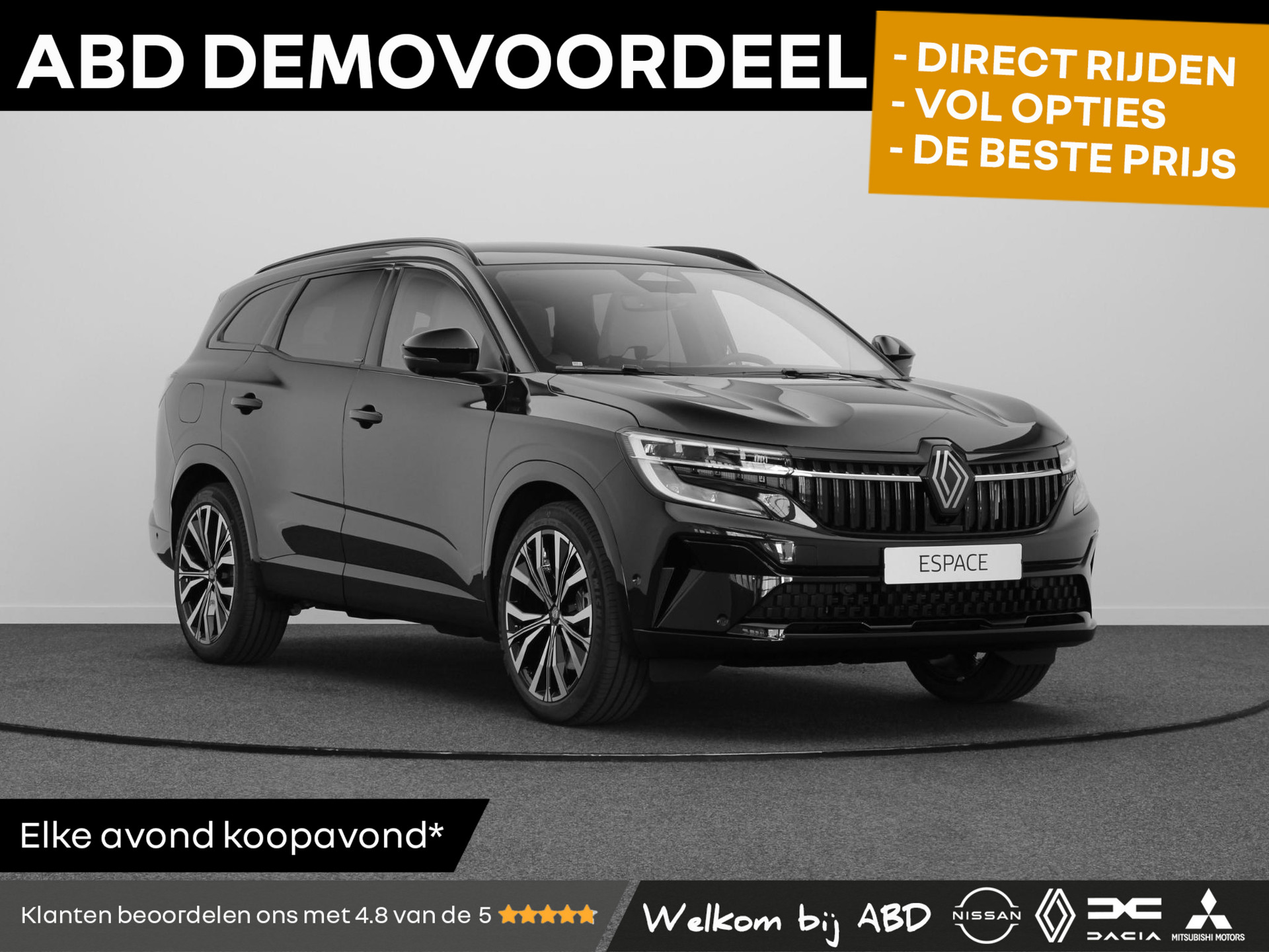 Renault Espace E-Tech Hybrid 200pk iconic 7p. | Panoramisch vast glazen dak | Harman kardon | Active driver assist |