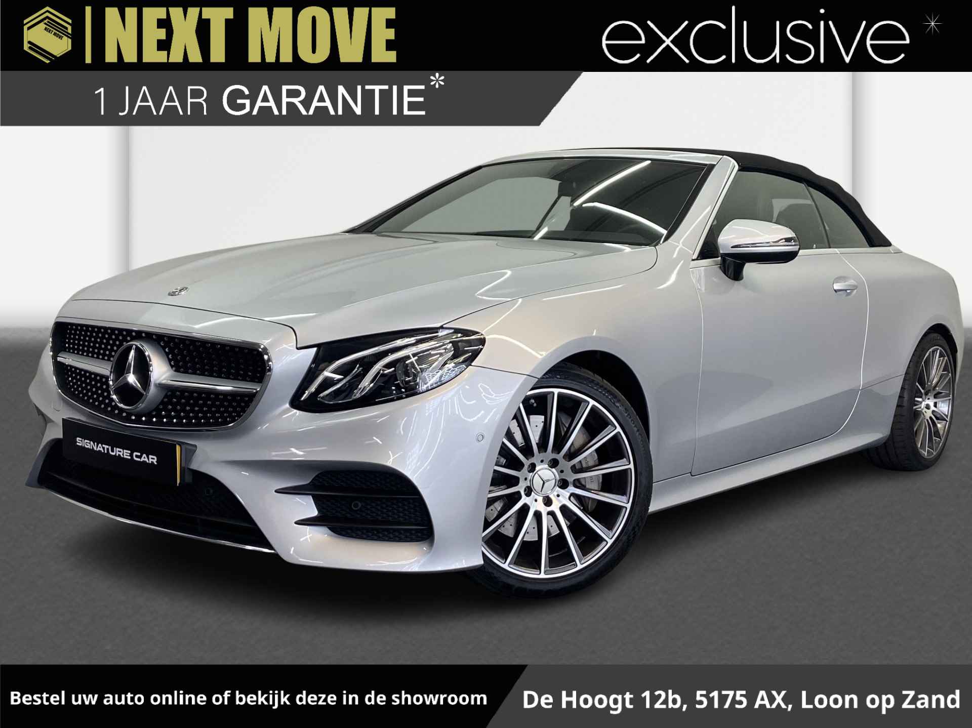 Mercedes-Benz E-klasse Cabrio 350 Premium Plus✅Sfeerverlichting✅Trekhaak✅AMG-Line✅Stoelverwarming✅Virtual Cockpit✅Nekverwarming✅ - 1/119