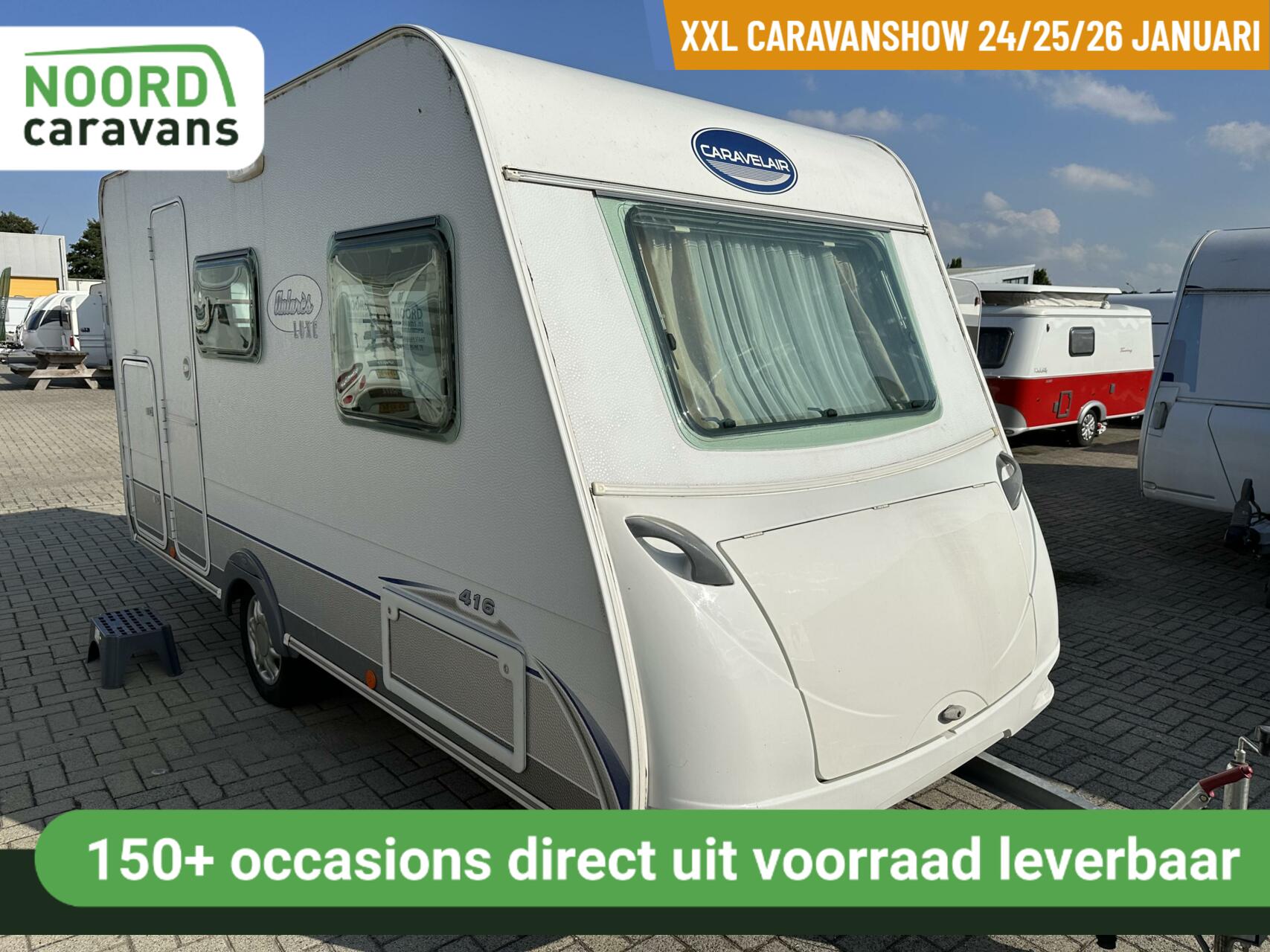 CARAVELAIR 416 ANTARES STAPELBED +LICHTGEWICHT+HOGE KOELKAST