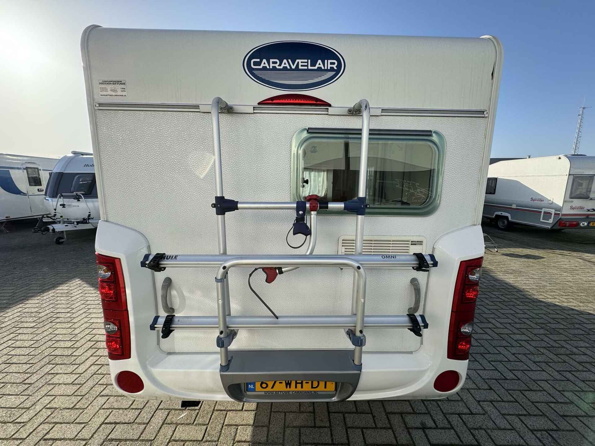 CARAVELAIR AMBIANCE STYLE 400, DWARSBED, FIETSENDR, VOORTENT - 8/24