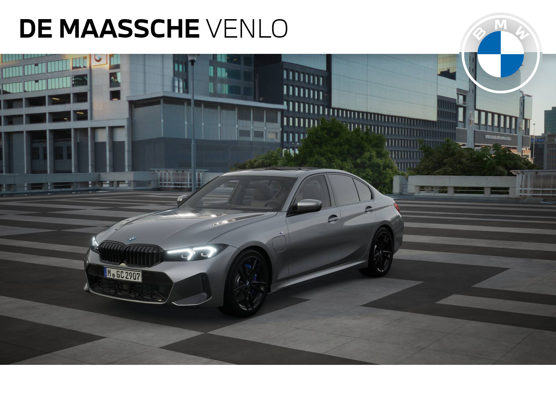 BMW 3-serie 320e M Sport Automaat / Schuif-kanteldak / Sportstoelen / Active Cruise Control / Widescreen Display / Parking Assistant / Harman Kardon bij viaBOVAG.nl