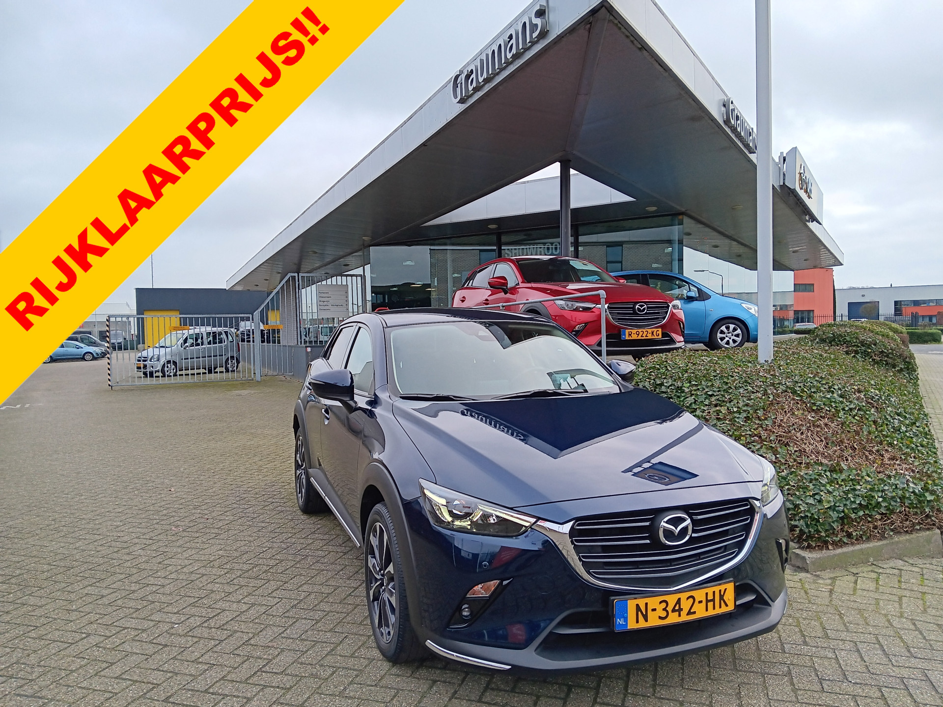 Mazda CX-3 2.0 SkyActiv-G 120 GT-M Line AUTOMAAT, Navi, Clima, Head-up, etc. incl. 12 MND BOVAGGARANTIE