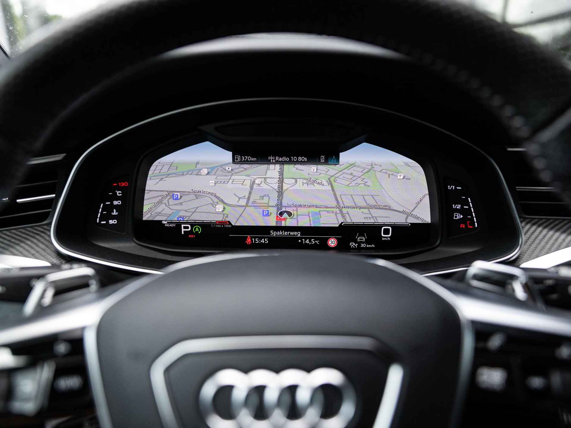 Audi RS6 Avant 4.0 TFSI QUATTRO | DYNAMIC PLUS | B&O SOUND | PANORAMADAK | KERAMISCHE SCHIJVEN | MATRIXLED | CARBON INTERIEUR | KEYLESS | SOFTCLOSE | 4-WIEL BESTURING | 305 KM/U | BTW | STOELVENTILATIE | 360 CAMERA | - 37/55