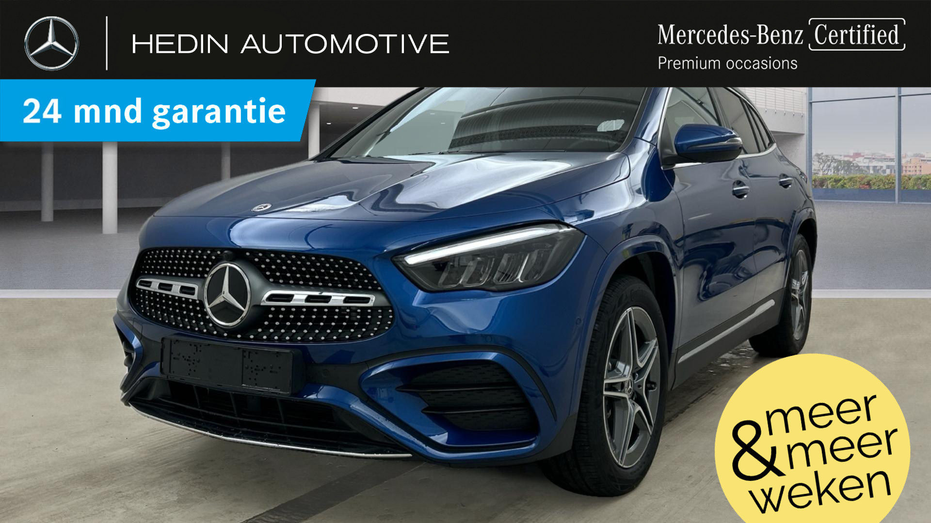 Mercedes-Benz GLA GLA 250e Automaat AMG Line | Premium Pakket | Winterpakket | Advanced Sound System | Sfeerverlichting | Keyless-Go | Stoelverwarming | Parktronic