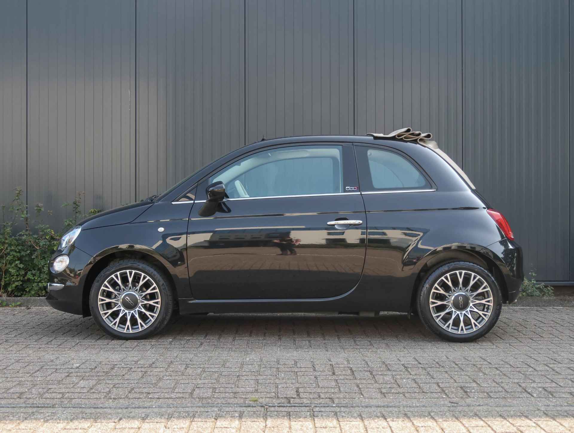 Fiat 500 C 69pk Hybrid Star Cabrio (1ste eig./LEER/Climate/Cruise/7"scherm//LMV) - 3/26