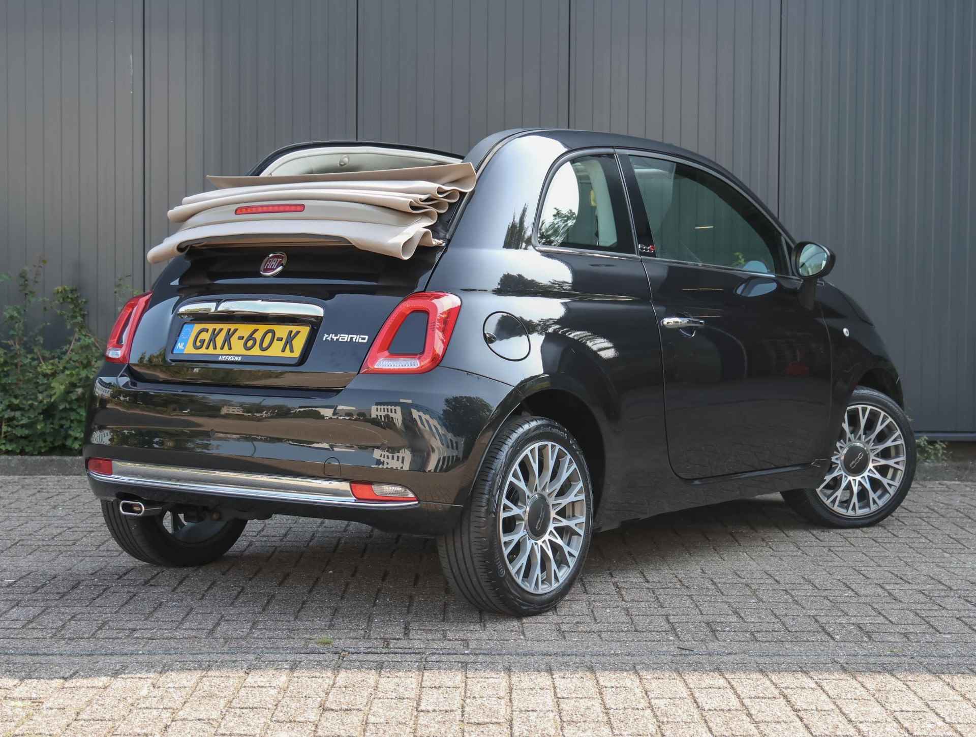 Fiat 500 C 69pk Hybrid Star Cabrio (1ste eig./LEER/Climate/Cruise/7"scherm//LMV) - 5/26