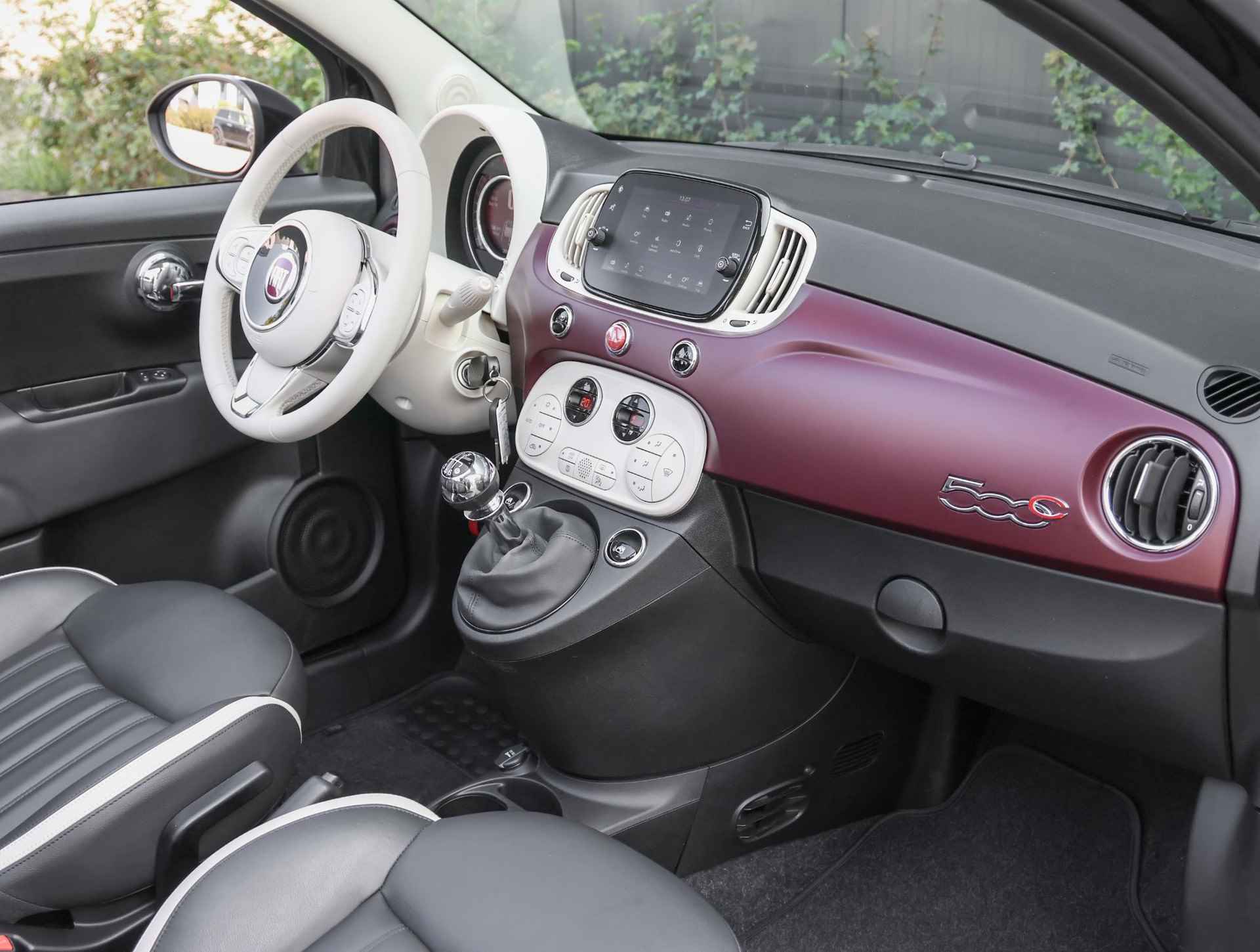 Fiat 500 C 69pk Hybrid Star Cabrio (1ste eig./LEER/Climate/Cruise/7"scherm//LMV) - 9/26