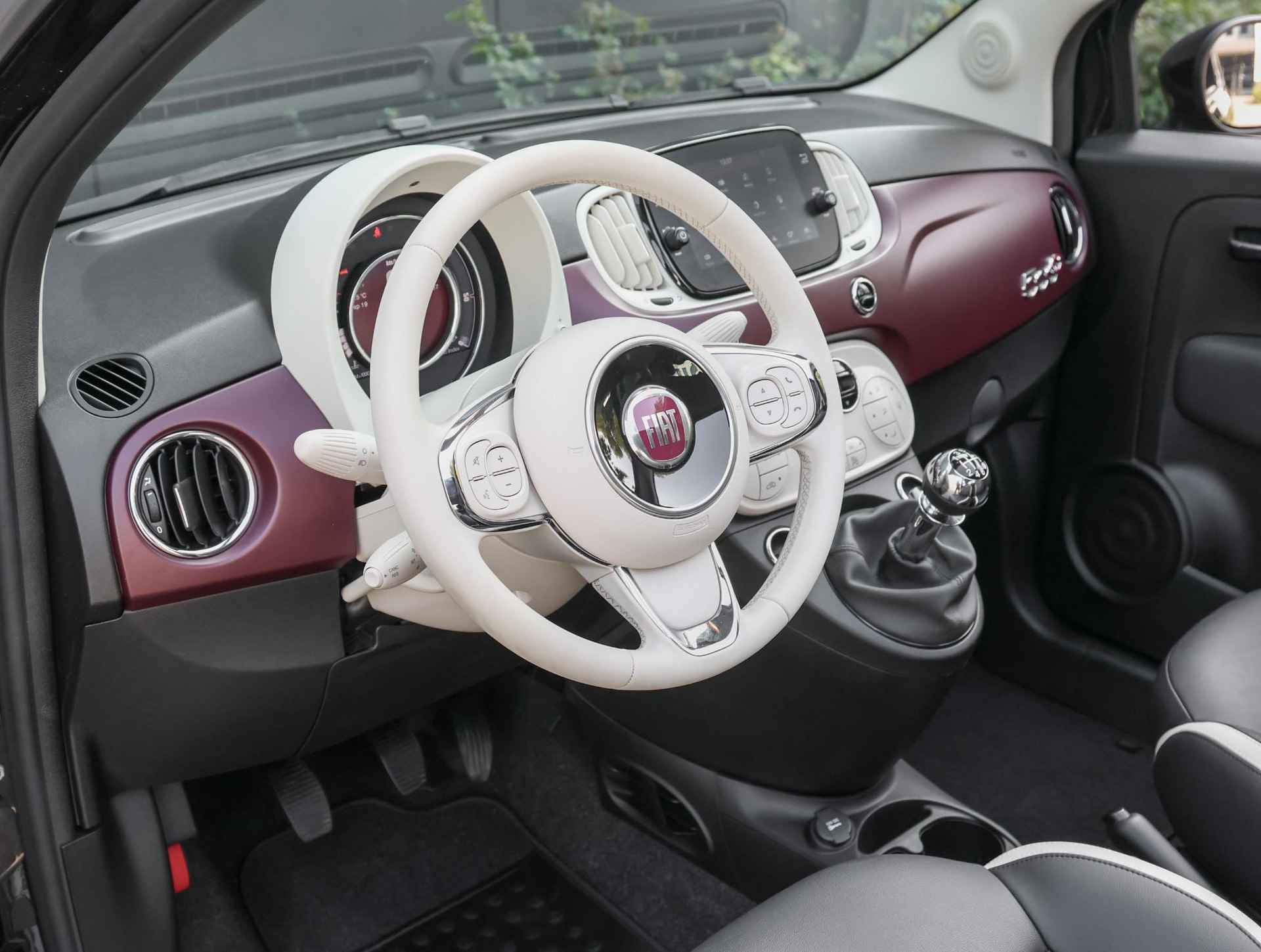 Fiat 500 C 69pk Hybrid Star Cabrio (1ste eig./LEER/Climate/Cruise/7"scherm//LMV) - 13/26