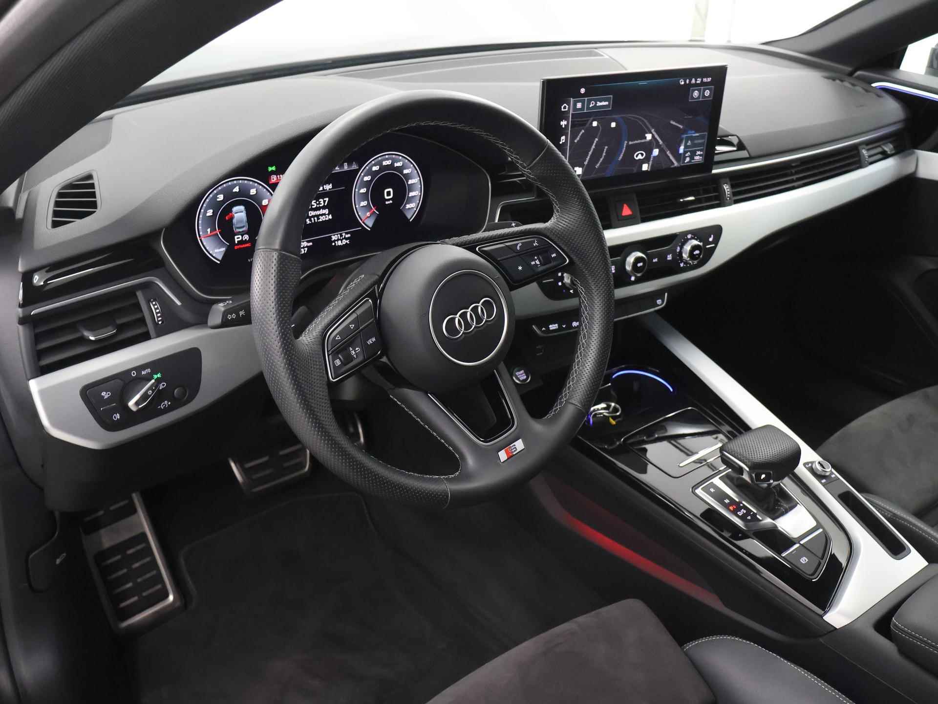 Audi A5 Sportback 35 TFSI S Line Competition | Trekhaak | Navigatie | Matrix Led | Stoelverwarming | Keyless Go | Parkeersensoren | Ele.verstelbare stoelen + Geheugen | - 8/54