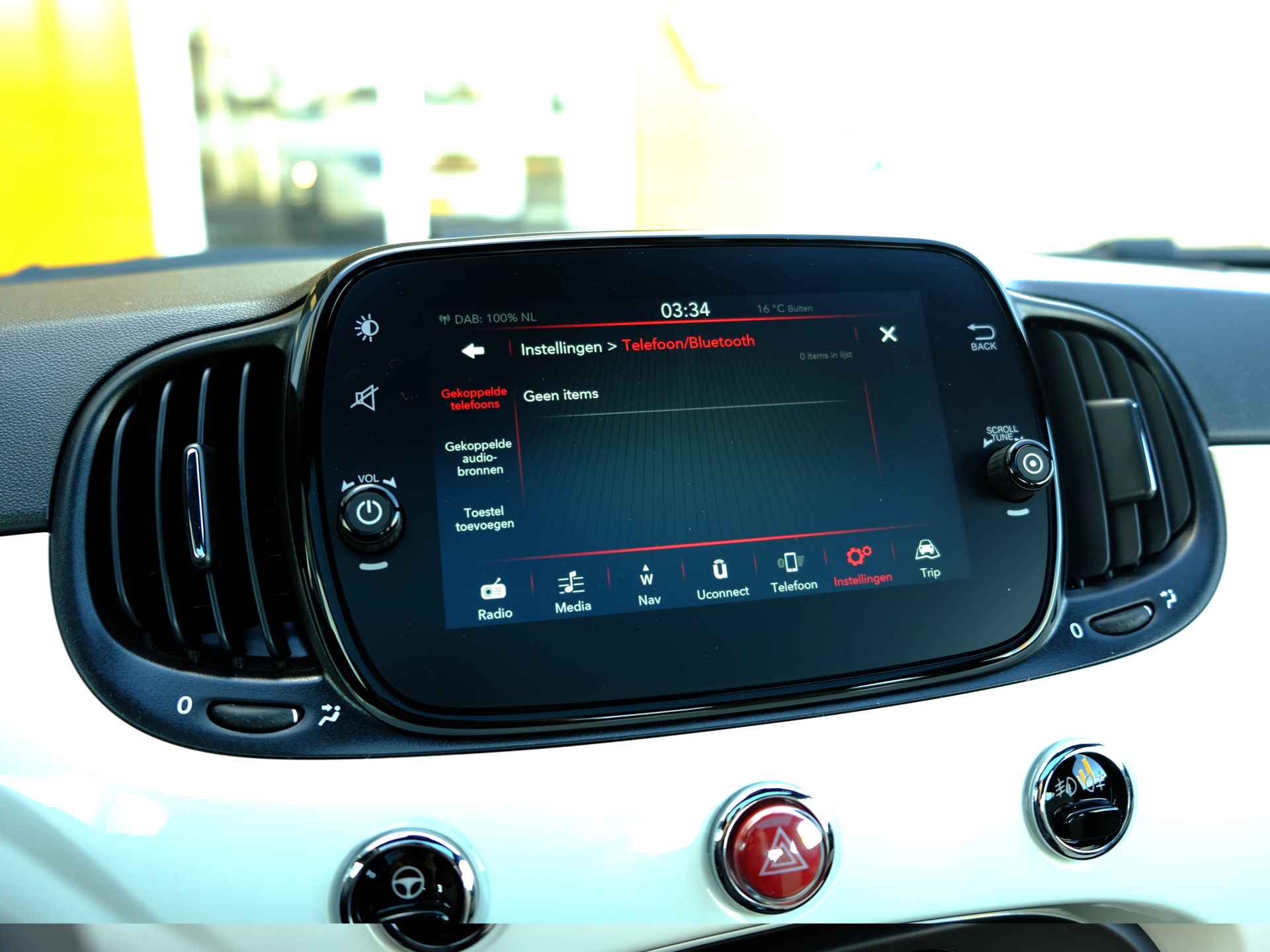 Fiat 500 1.0 Hybrid 70pk Dolcevita | Cruise control | CarPlay & Android Auto | Parkeersensoren achter - 15/19