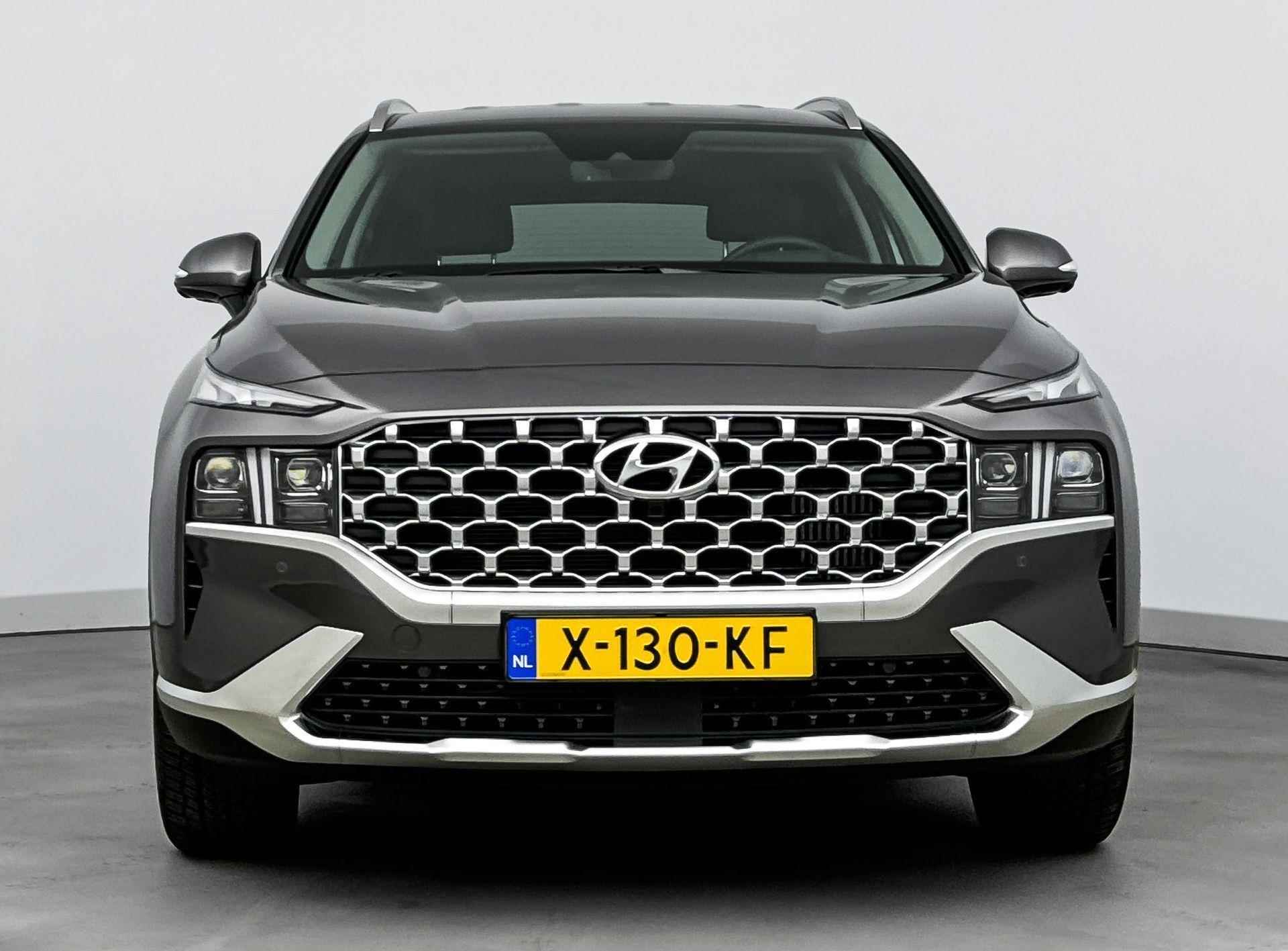 Hyundai Santa Fe 1.6 T-GDI HEV PREMIUM 7P. | NAVI | BLUELINK | HUD | 1650KG TREKGEWICHT | ADAPTIEVE CRUISE | 360 CAMERA | BOSE | CLIMA | LEDER | FABRIEKSGARANTIE GELDIG T/M 1-2029! | - 5/28