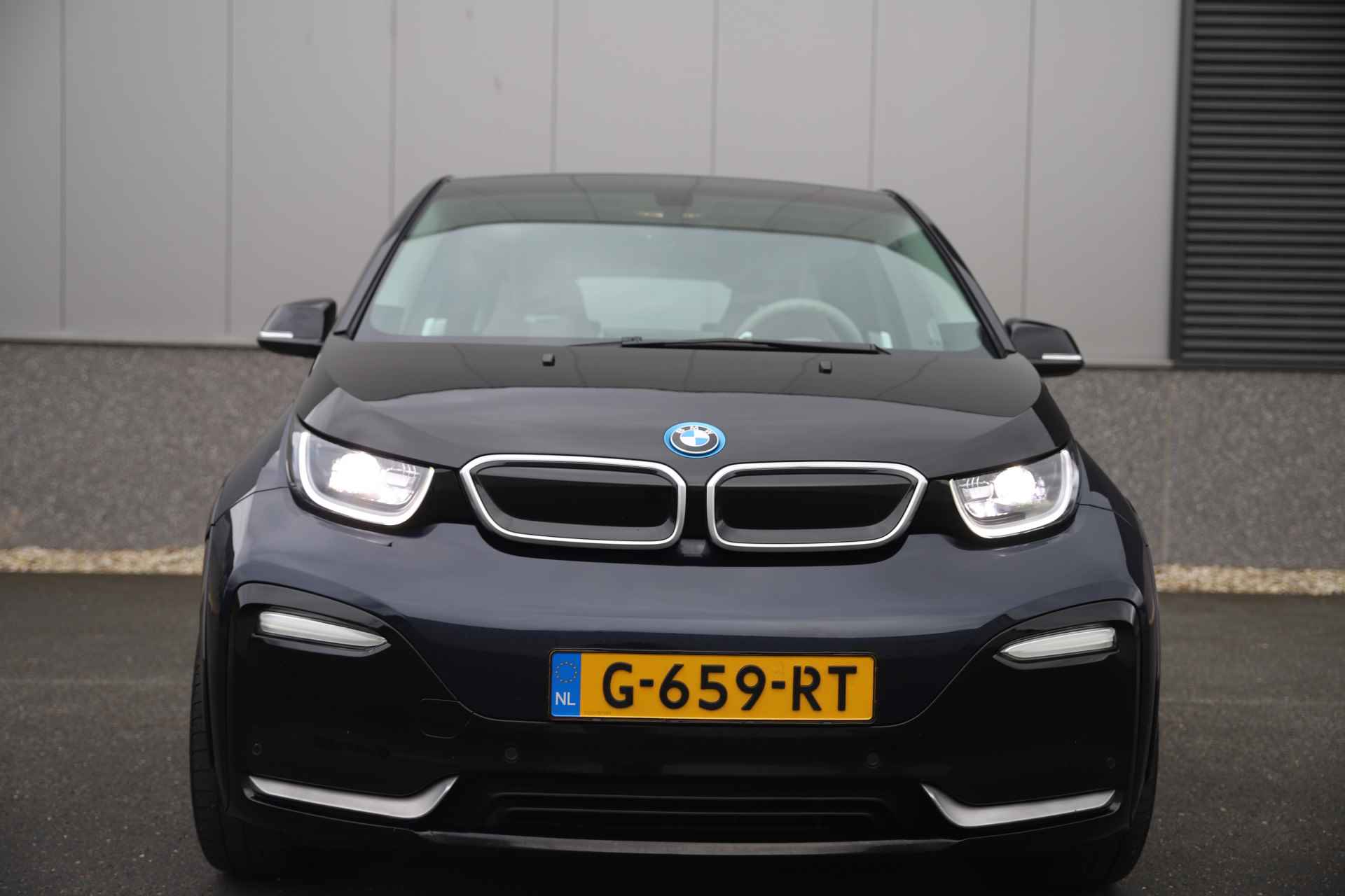 BMW i3 S 184pk Lodge 120Ah 42 kWh/S-dak/H-Kardon/Carplay/Camera/3-fase/20" - 4/41