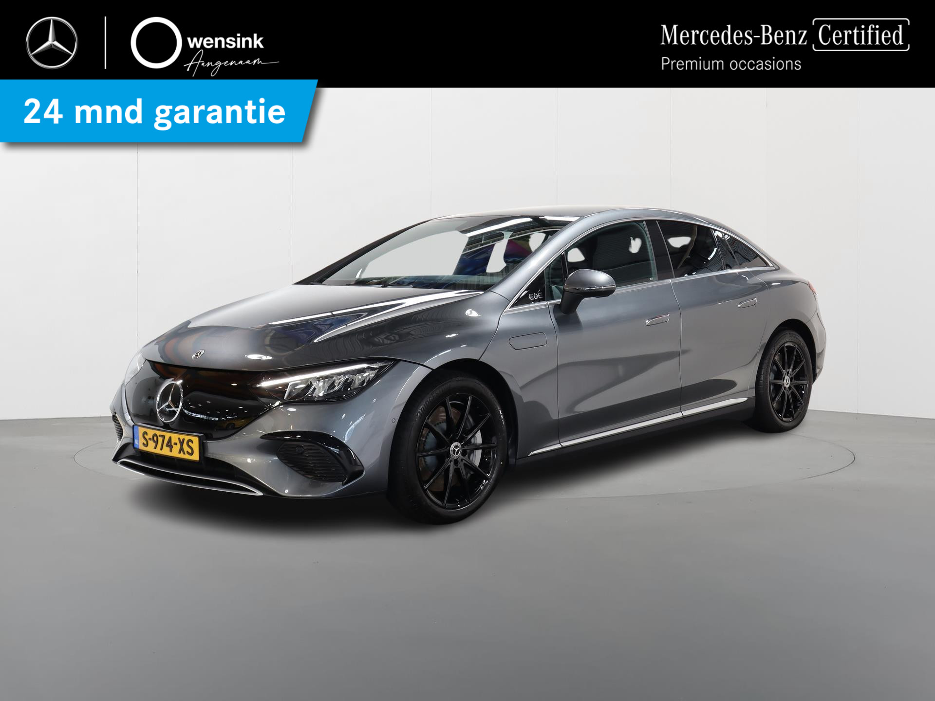 Mercedes-Benz EQE 300 Business Line 89 kWh | Draadloos laden | sfeerverlichting | achteruitrijcamera | nieuw prijs : 71.875,- bij viaBOVAG.nl