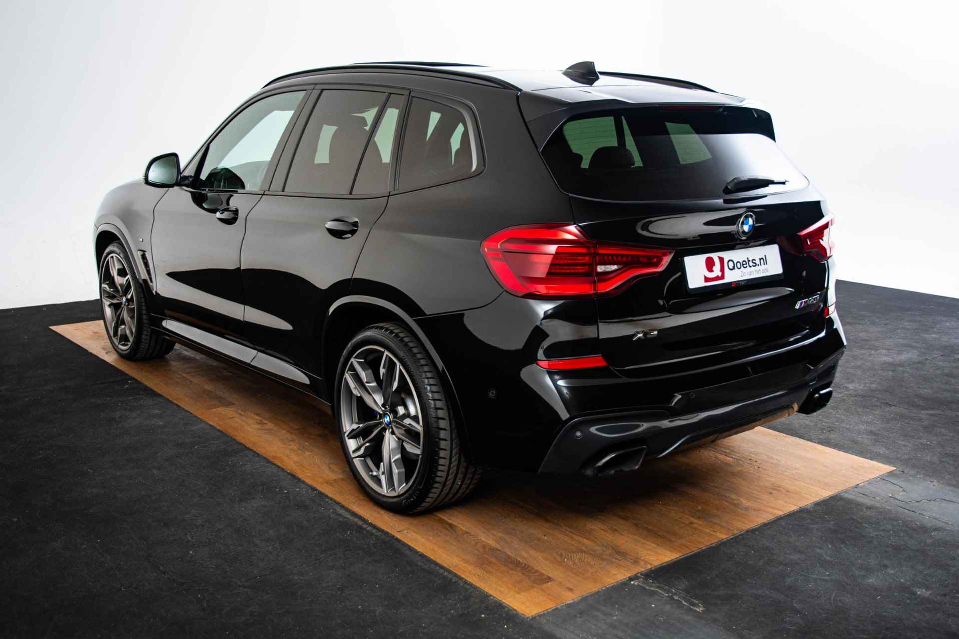 BMW X3 M40i xDrive High Executive Trekhaak - Panoramadak - Elektrisch verstelbare/verwarmde voorstoelen - Parking/Driving Assistant Plus - Comfort Acces - Head Up - Harman Kardon - Sportstoelen - Automatisch dimmende binnen/buitenspiegel - - 45/74