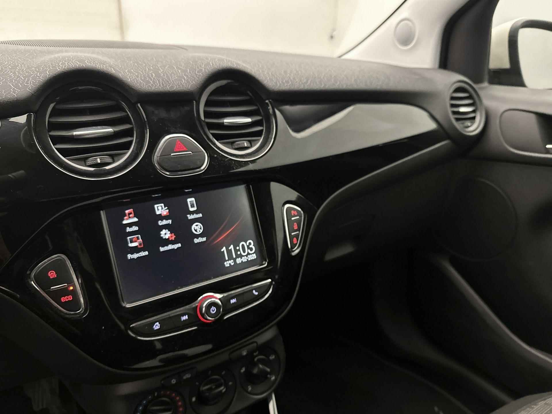 Opel ADAM 90pk Turbo Jam Favourite | Navigatie via Apple Carplay/Android Auto | Parkeersensoren Achter | LED Dagrijverlichting | DAB Ontvanger | Lederen Stuurwiel | Start/Stop Systeem | Airco | Cruise Control | 16" Lichtmetalen Velgen | - 20/36