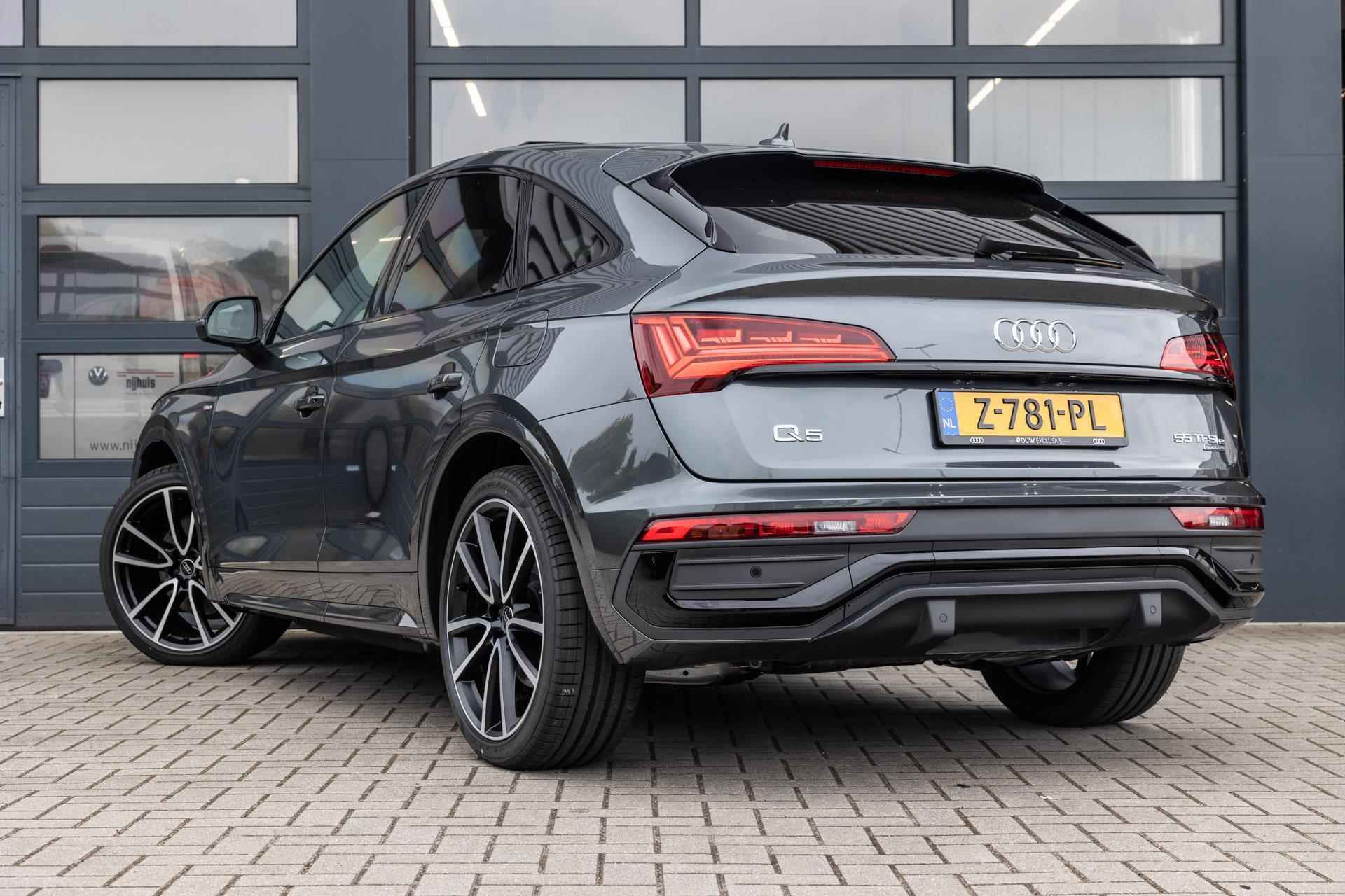 Audi Q5 Sportback 55 TFSI e 367pk S edition Competition | Panoramadak | Luchtvering | Carbon Exterieur Delen - 11/57