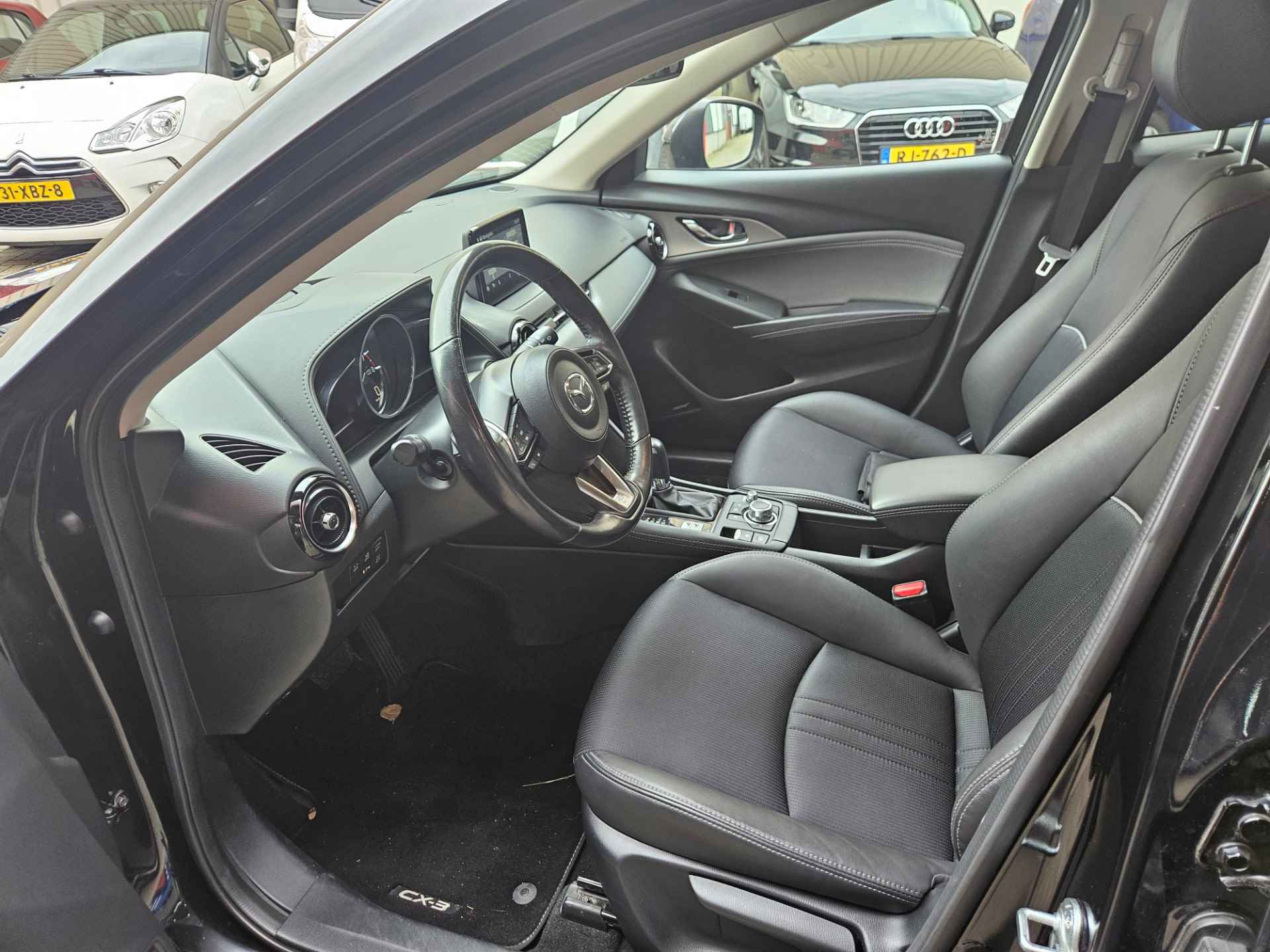 Mazda CX-3 2.0 SkyActiv-G 120 SkyLease GT Navigatie/ Trekhaak/ Parkeersensoren Voor + Achter/ Rijklaarprijs! - 17/30