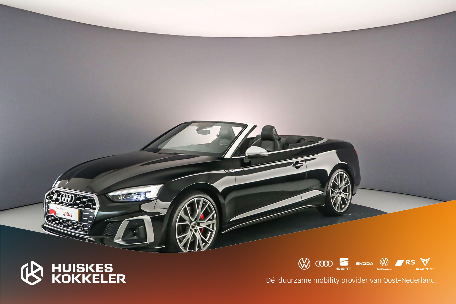 Audi S5 Cabrio | B&O | Head Up | SportDiff | Massage | 360cam | Adapt. Onderstel | 20 inch | Leder |