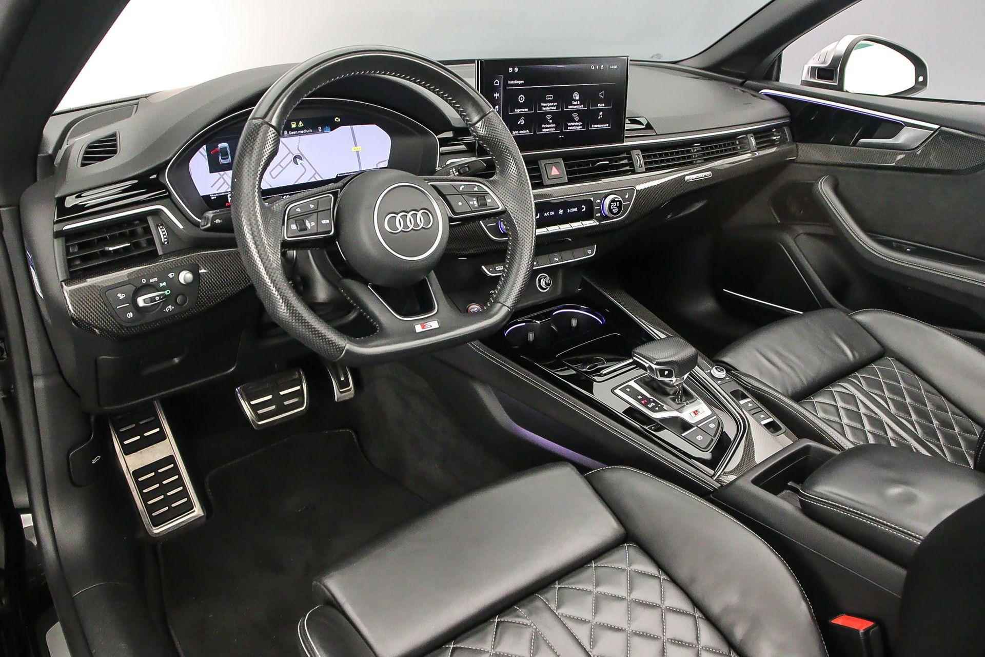 Audi S5 Cabrio | B&O | Head Up | SportDiff | Massage | 360cam | Adapt. Onderstel | 20 inch | Leder | - 11/63