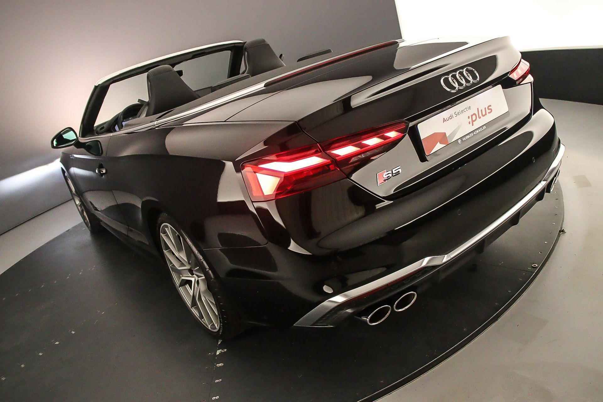 Audi S5 Cabrio | B&O | Head Up | SportDiff | Massage | 360cam | Adapt. Onderstel | 20 inch | Leder | - 56/63