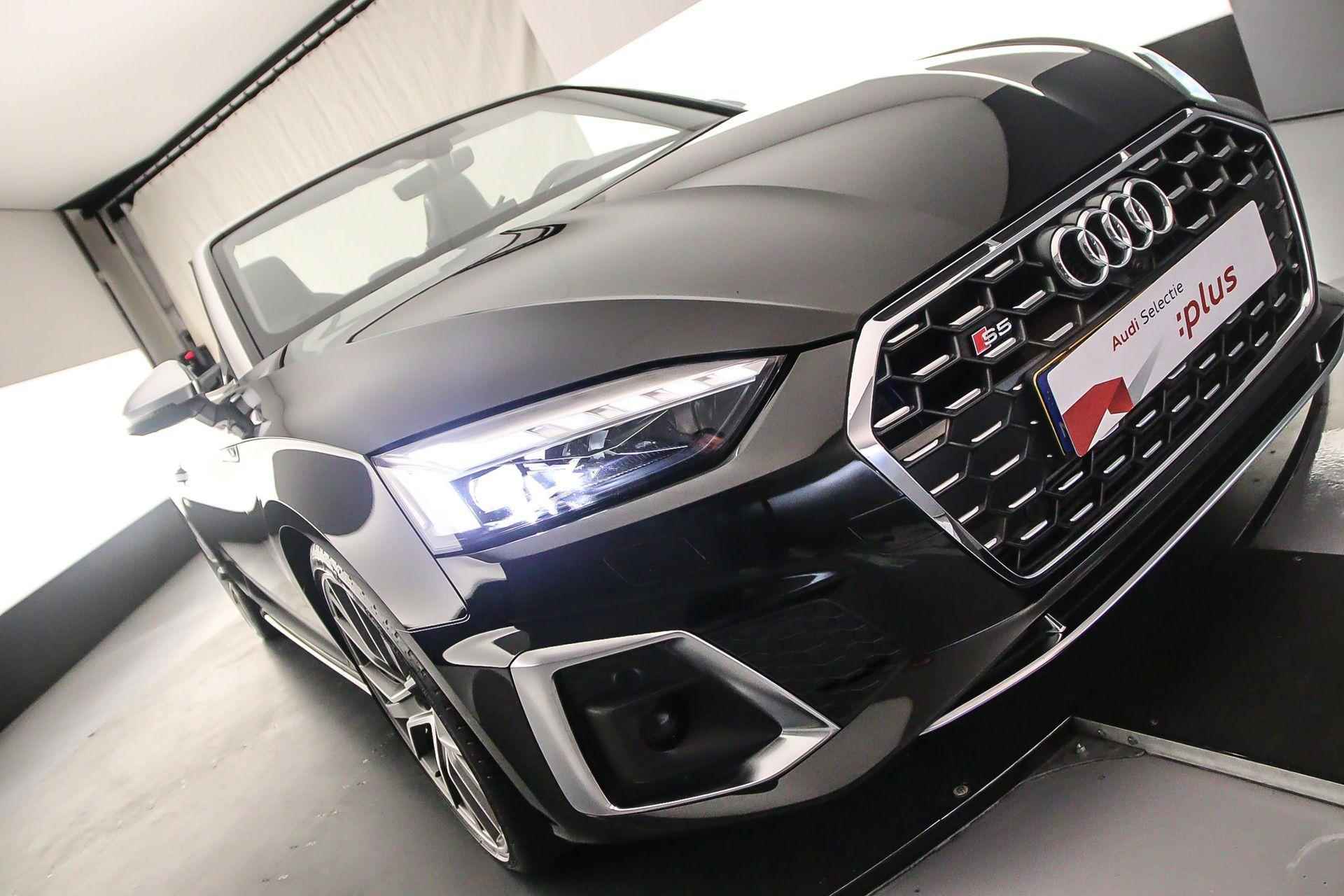 Audi S5 Cabrio | B&O | Head Up | SportDiff | Massage | 360cam | Adapt. Onderstel | 20 inch | Leder | - 62/63