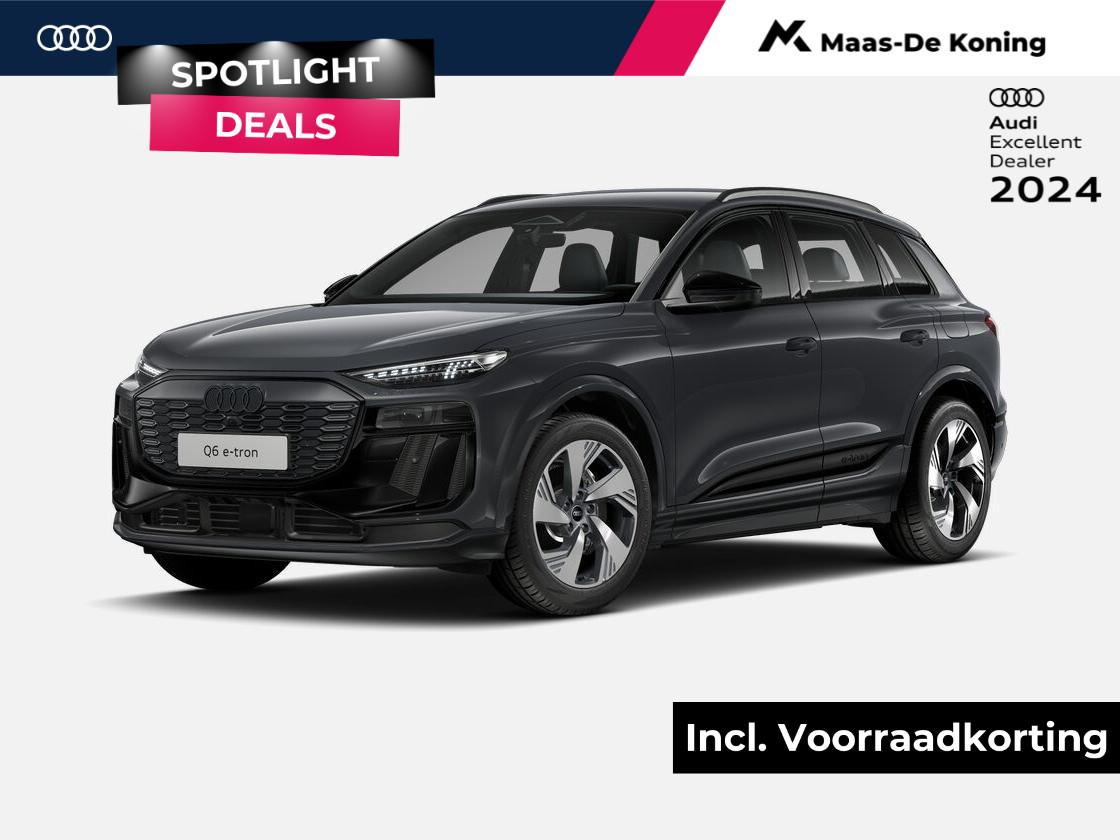 Audi Q6 e-tron S edition performance 306 PK · Tech pakket pro · 360 camera's · Adaptieve luchtvering ·