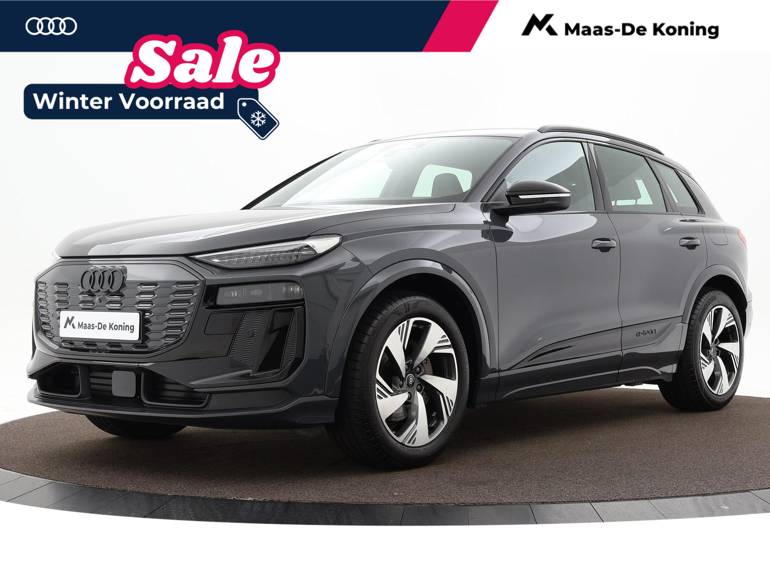 Audi Q6 e-tron S Edition (B1) e-tron perf 225kW/306pk 100Kwh Hat Audi Q6 e-tron S edition performance 306 PK · Tech pakket pro · 360 camera's · Adaptieve luchtvering ·