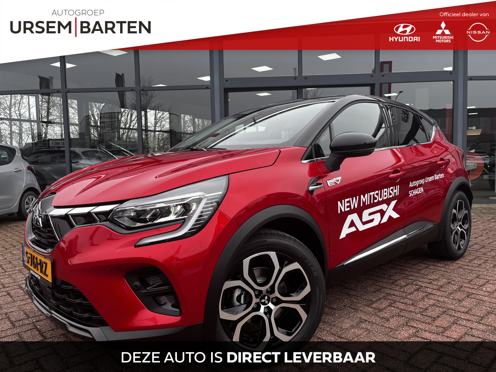 Mitsubishi ASX 1.6 HEV AT Instyle | Leer | Stoel + Stuurverwarming | Adaptive Cruise control | Open dak | Camera | 5 JAAR FABRIEKSGARANTIE bij viaBOVAG.nl
