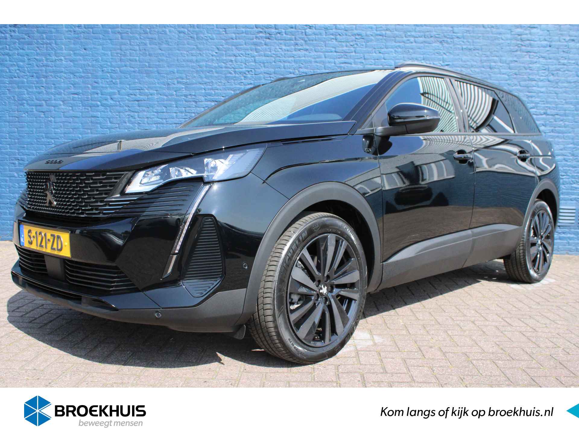 Peugeot 5008 SUV 1.2 PureTech 130pk GT 7p | Navigatie | Black Pack | Camera | Elektrische achterklep | - 1/38