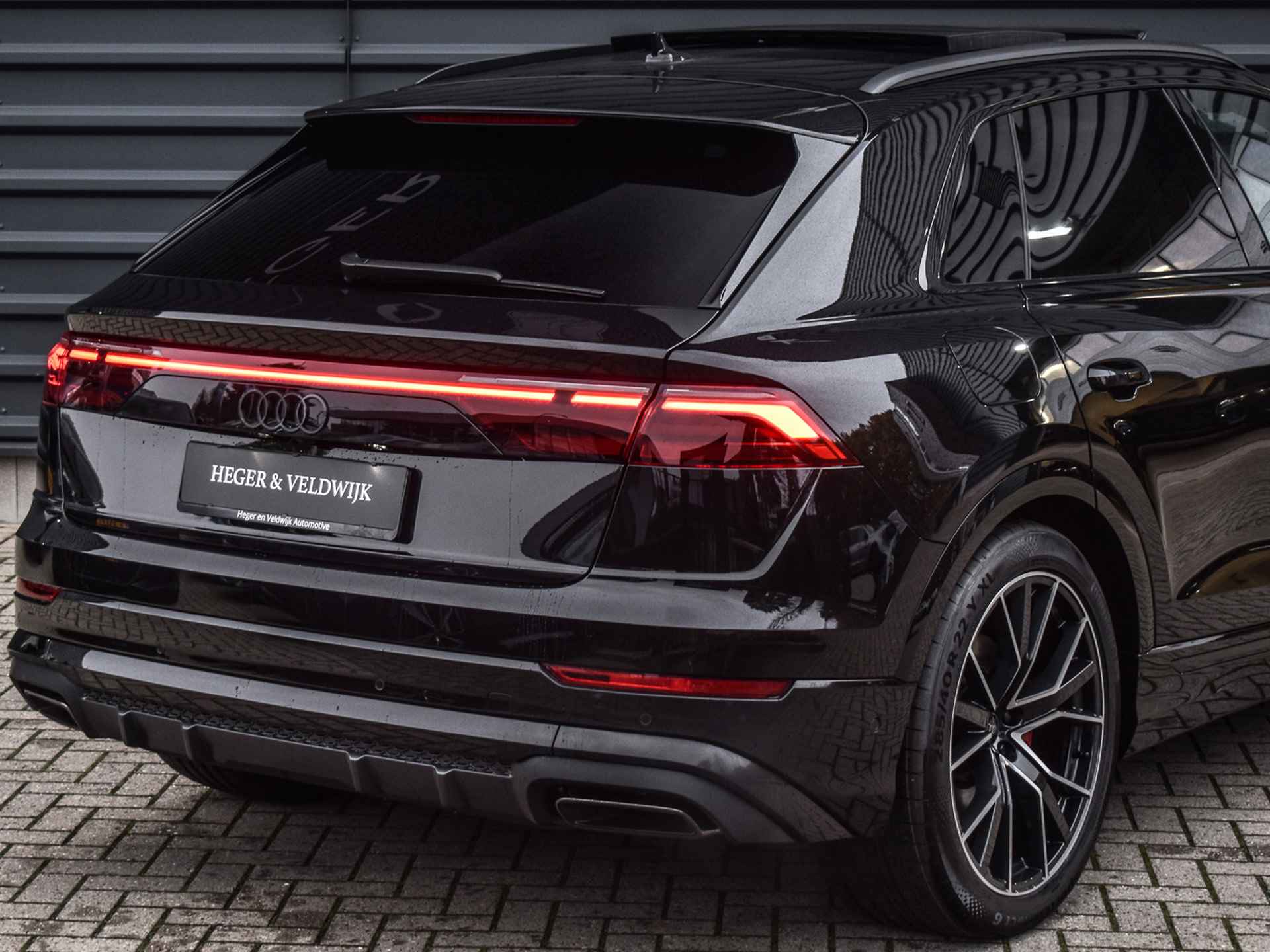 Audi Q8 55TFSI e QUATTRO PRO LINE S COMPETITION | S-SEATS | PANORAMADAK | 4 WIEL BESTURING | B&O SOUND | HEAD-UP | LUCHTVERING | DAB+ | - 52/56