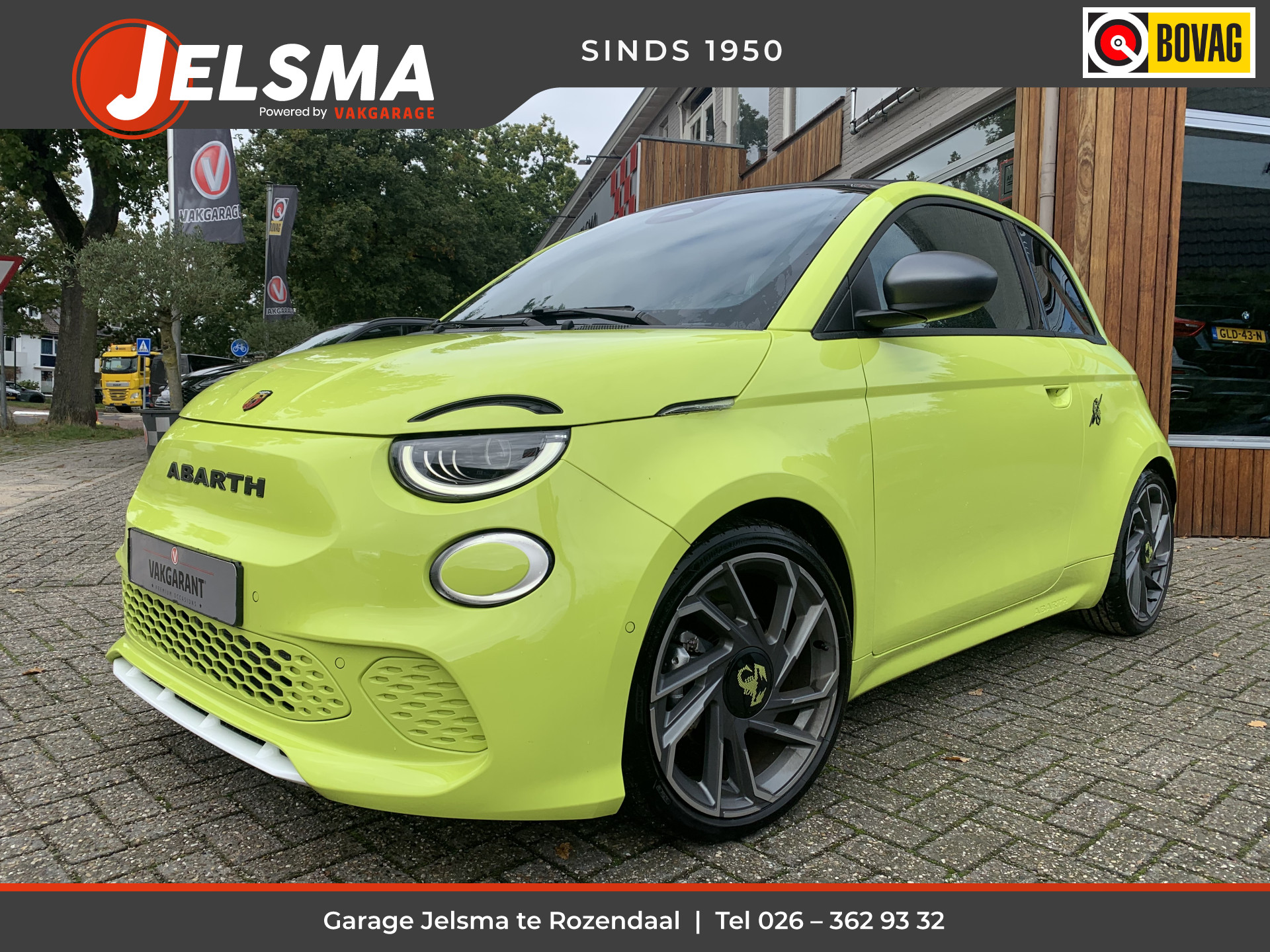 Fiat 500C Abarth Scorpionissma 42 kWh Subsidie mogelijk!