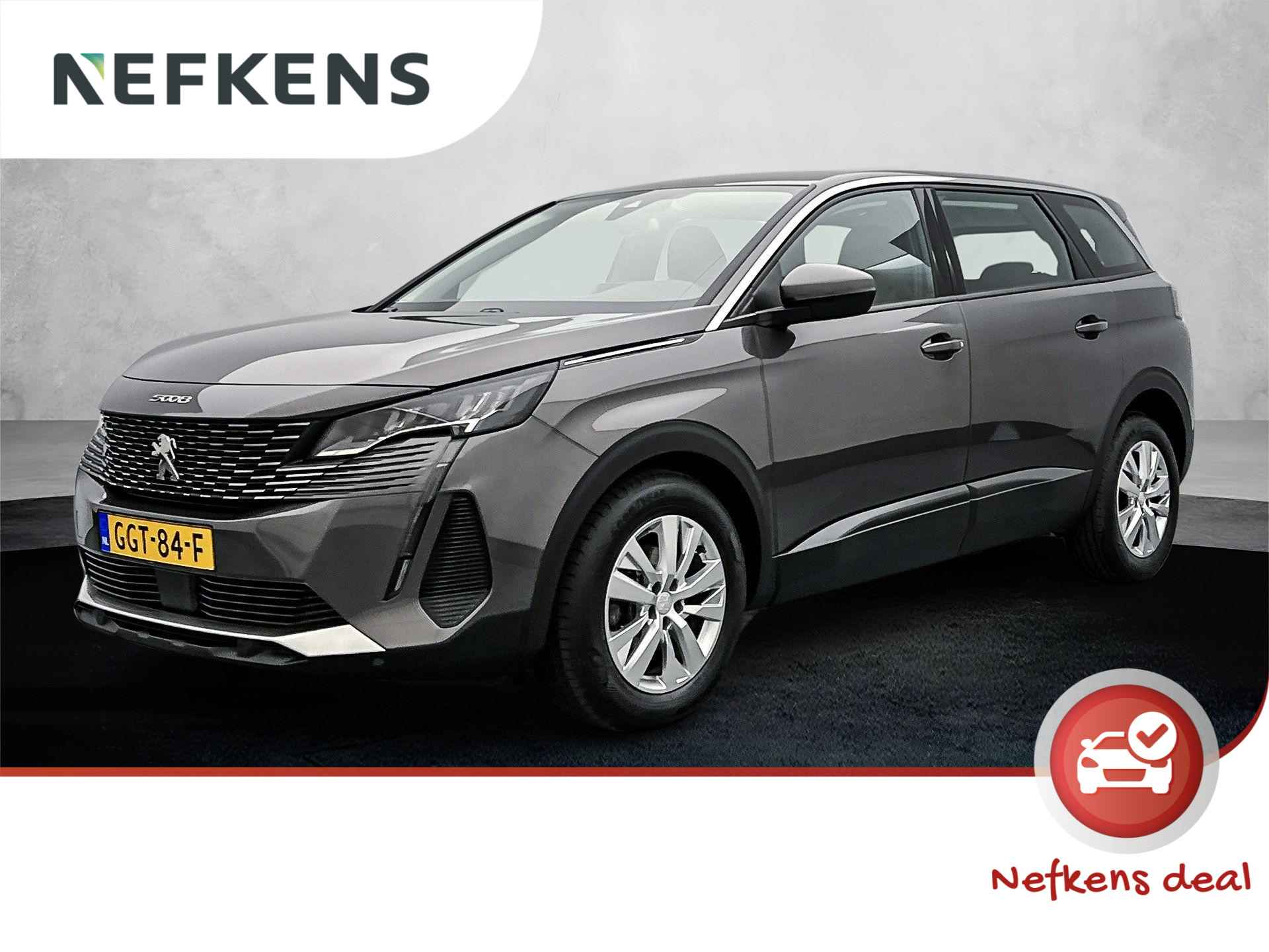 Peugeot 5008 SUV Active Pack 130pk Automaat | Navigatie | Achteruitrijcamera | Climate Control | Parkeersensoren | Cruise Control | Bluetooth | Apple Carplay / Android Auto | Keyless start | Led koplampen | 17" lichtmetalen velgen | - 1/32