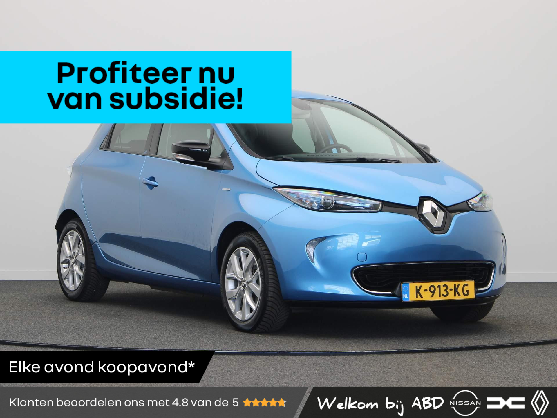 Renault ZOE R110 Limited 41 kWh | Accu Koop | Parkeersensoren achter | Navigatie | Cruise control | Climate control | Trekhaak |