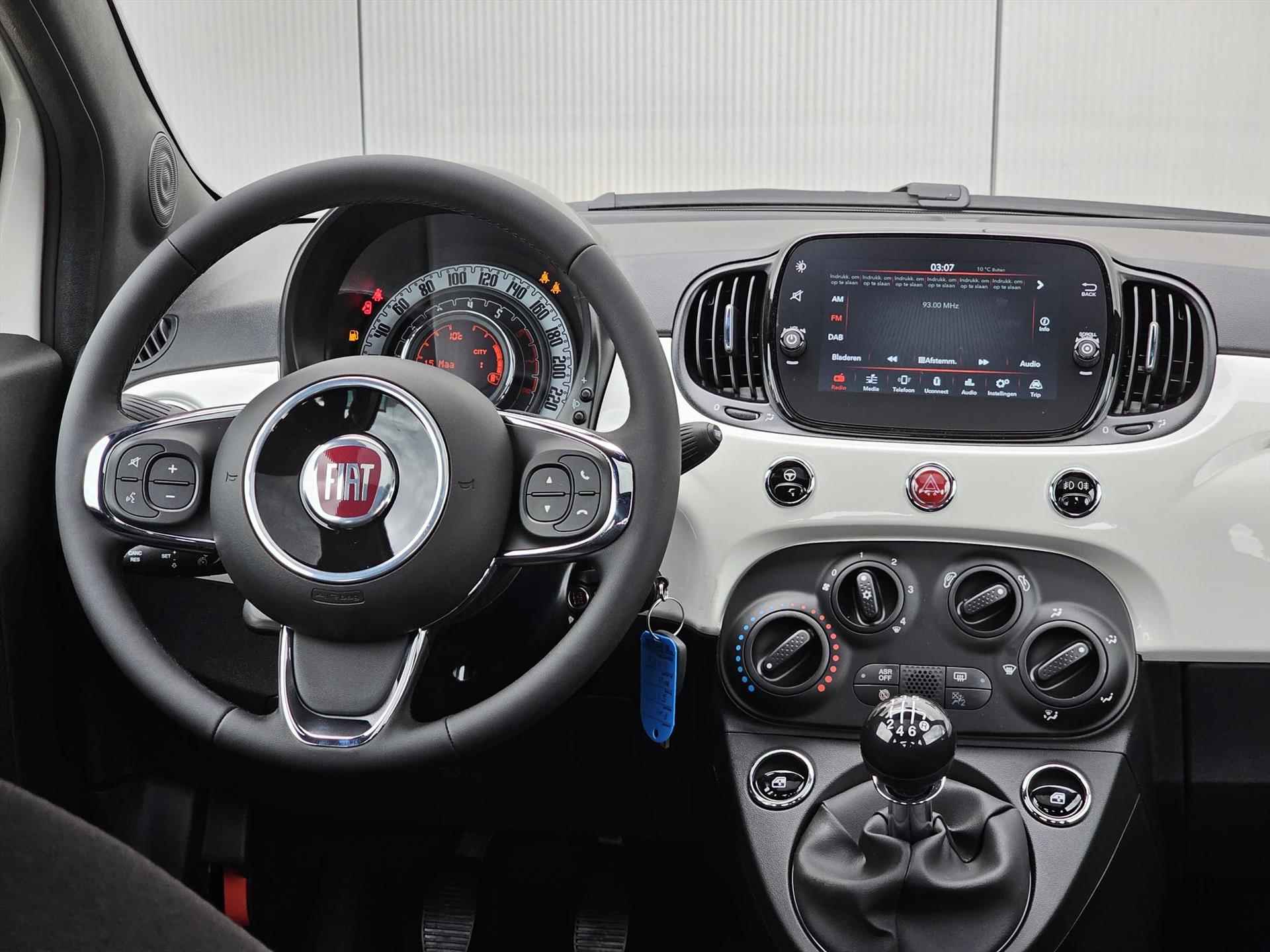 Fiat 500 1.0 Hybrid 70pk Dolcevita Finale | Apple CarPlay / Android Auto | Cruise Control | Parkeersensoren | Uit voorraad leverbaar! - 12/37