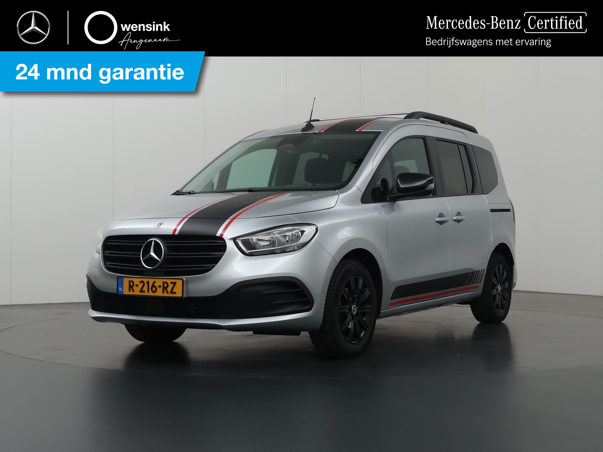 Mercedes-Benz Citan Tourer 110 CDI Pro AMG | Navigatiepakket | Draadloze oplader | Stoelverwarming | LM Velgen | Trekhaak | Certified