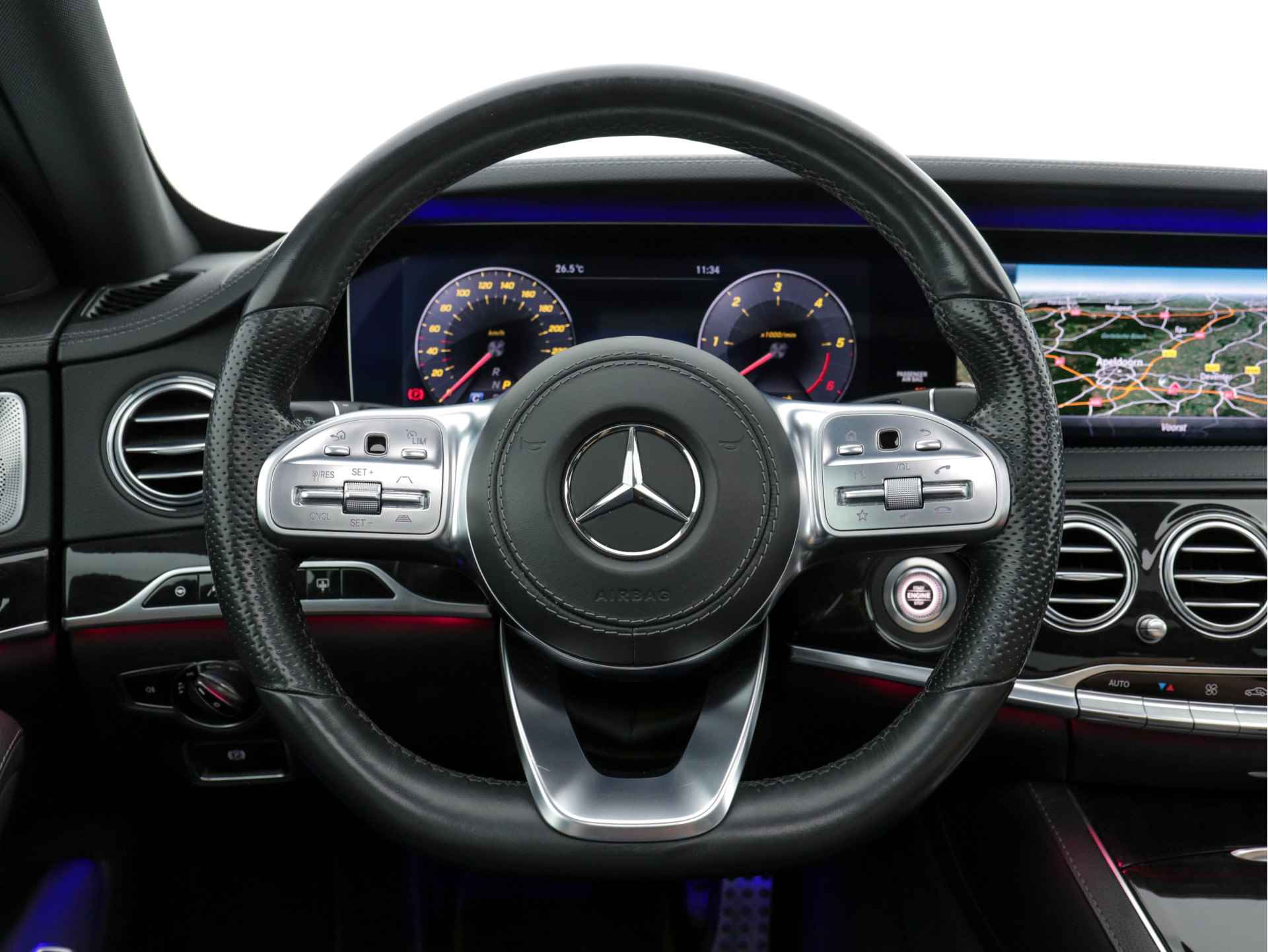 Mercedes-Benz S-Klasse 400d 4-Matic Lang AMG-LINE-PLUS Aut. *PANO | DISTRONIC | BURMESTER-SURROUND | SURROUND-VIEW | KEYLESS | BLIND-SPOT | AIRMATIC | VOLLEDER | FULL-LED | ECC | PDC | MEMORY | VIRTUAL-COCKPIT | AMBIENT-LIGHTNING* - 18/44