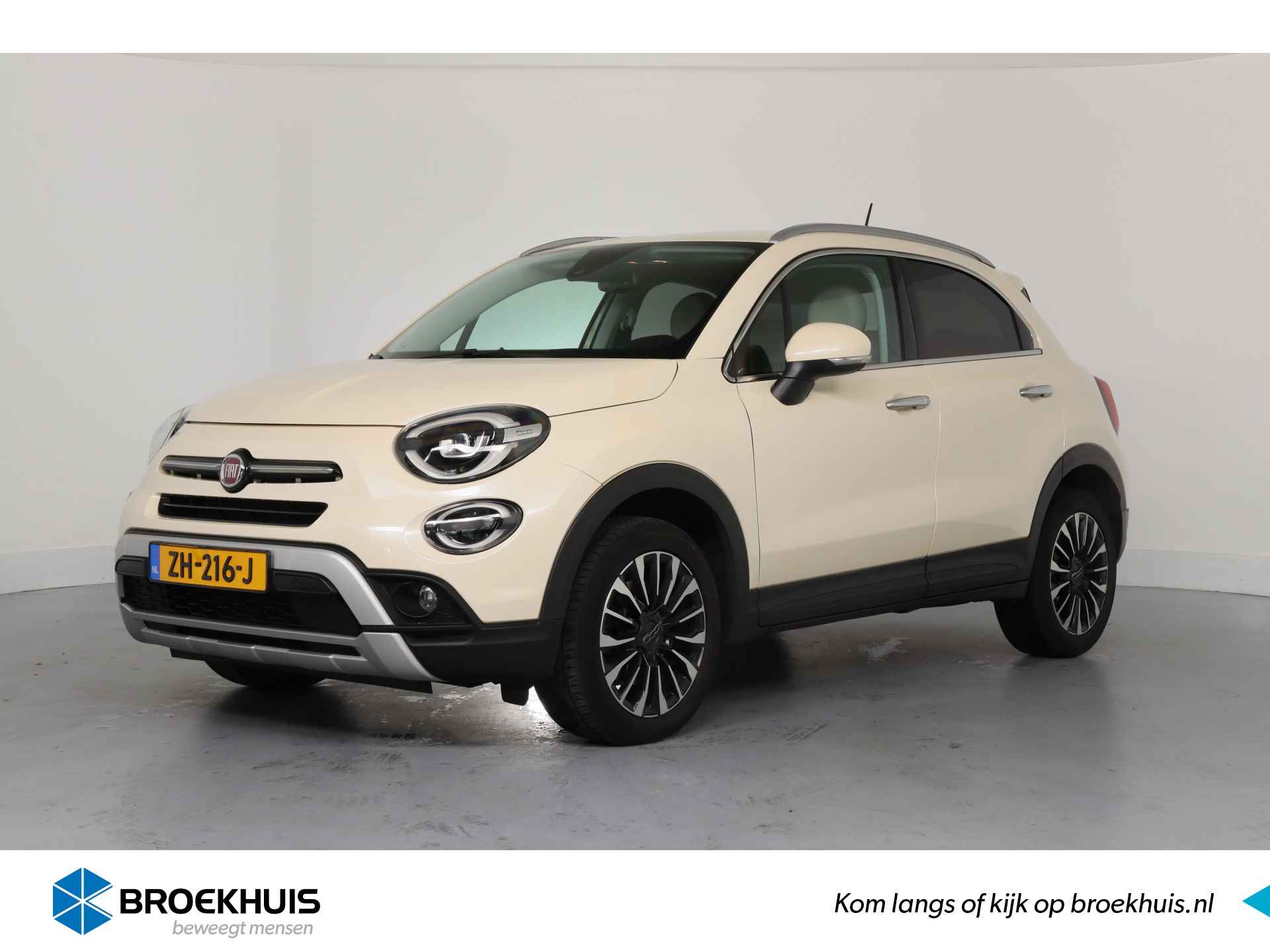 Fiat 500X Cross 1.3 GSE City Cross Opening Edition Automaat | Dealer Onderhouden! | LED | Navi | Clima | Cruise | Stoelverwarming | Parkee - 1/38