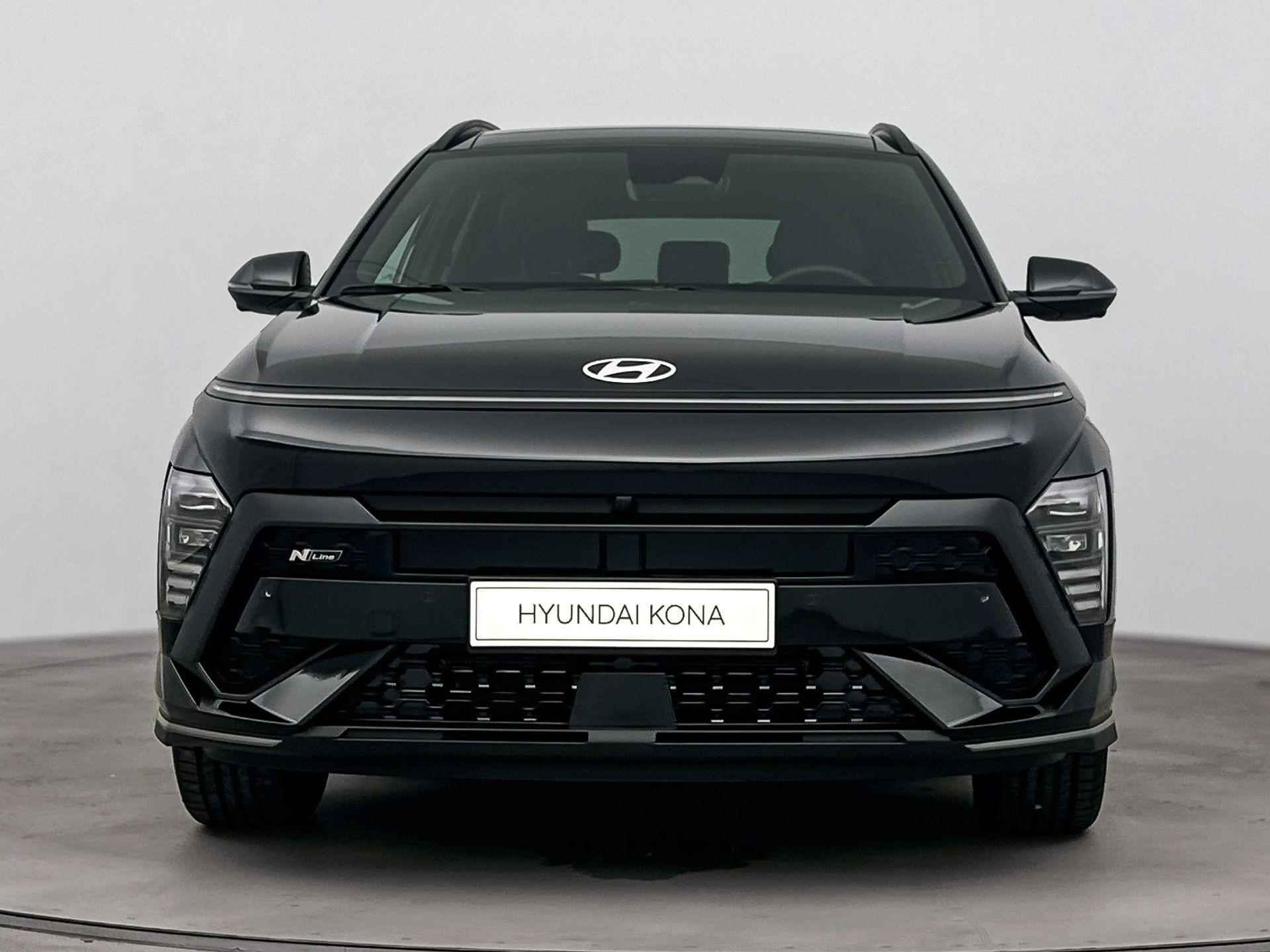 Hyundai Kona 1.6 GDI HEV N-LINE SKY | Incl. €2500,- Kenteken actie | Schuifdak | Stoel + stuurverwarming | Bluelink app | Navigatie | Camera | Adaptive cruise control | - 5/32