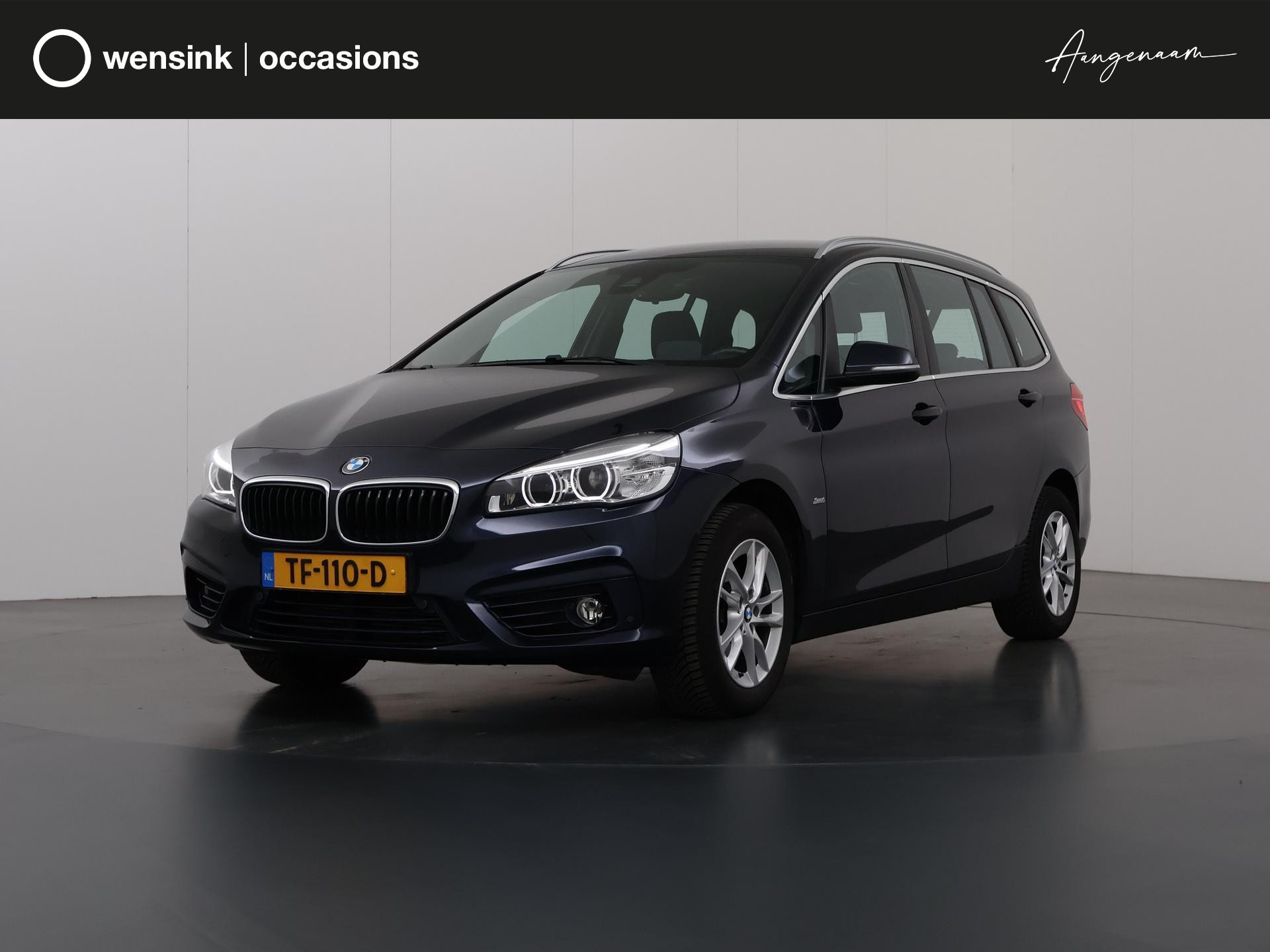 BMW 2-serie Gran Tourer 218i 7p. Corporate Lease High Executive | Sportline | Sportstoelen | Groot Navigatie | Stoelverwarming | LED | HUD | Camera | Ele. kofferdeksel | Climate Control | Cruise Control | 7-Zitplaatsen |