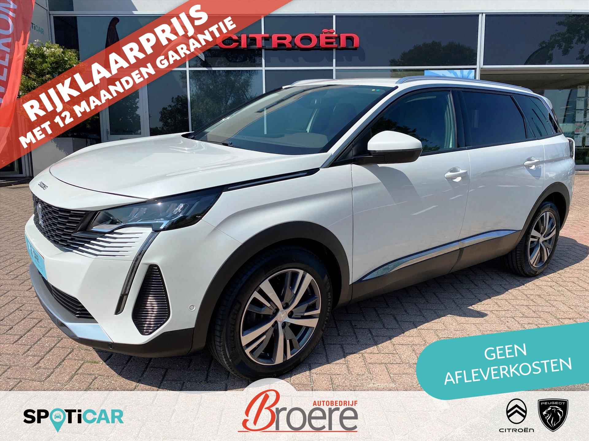 Peugeot 5008 1.2 130pk EAT8 Allure Pack | verwarmde voorstoelen, dab, navigatie, 18 inch velgen, camera, dodehoekdetectie, pdc v&a, climate en cruise - 1/67