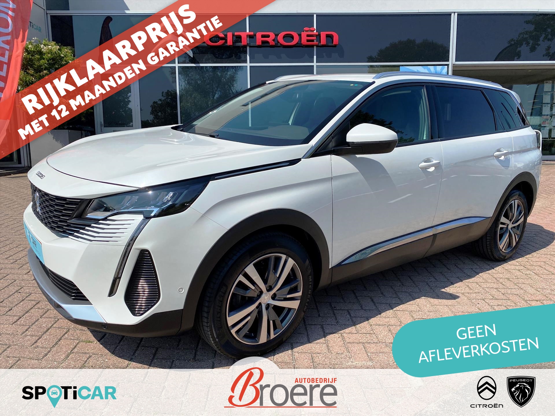 Peugeot 5008 1.2 130pk EAT8 Allure Pack | verwarmde voorstoelen, dab, navigatie, 18 inch velgen, camera, dodehoekdetectie, pdc v&a, climate en cruise