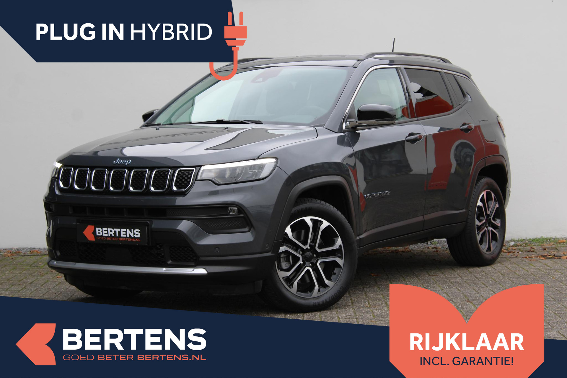 Jeep Compass 4xe 190 Plug-in Hybrid Limited Lease Ed. | Navi | Parkeercamera | Rijklaarprijs