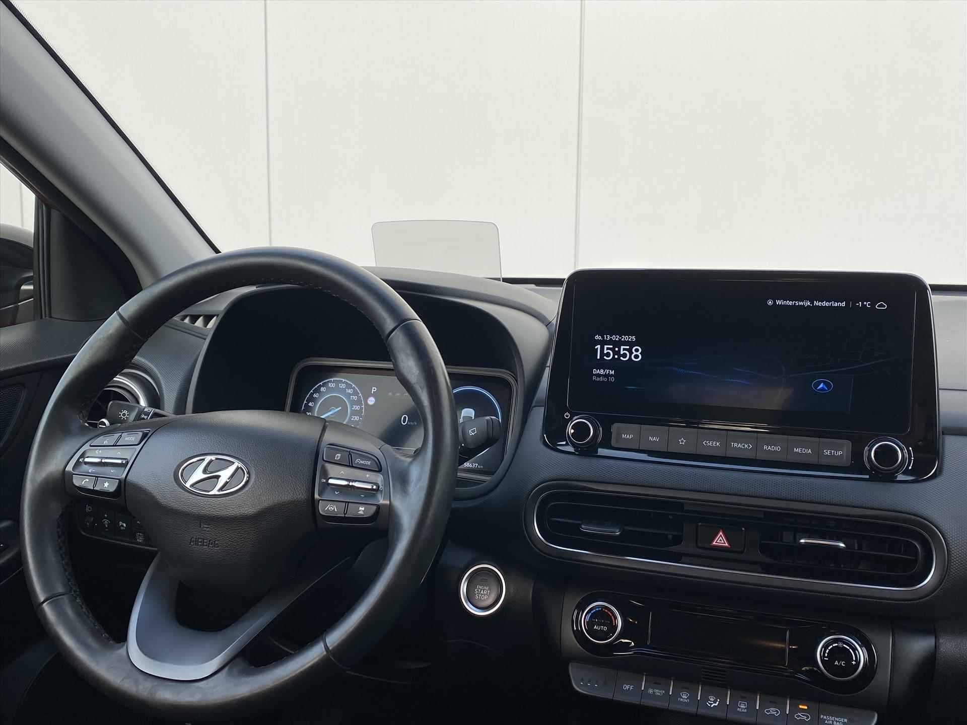 HYUNDAI Kona 1.6 GDI HEV 141pk DCT Fashion | Navigatie | Camera | Adaptive Cruise | Two Tone | - 13/44