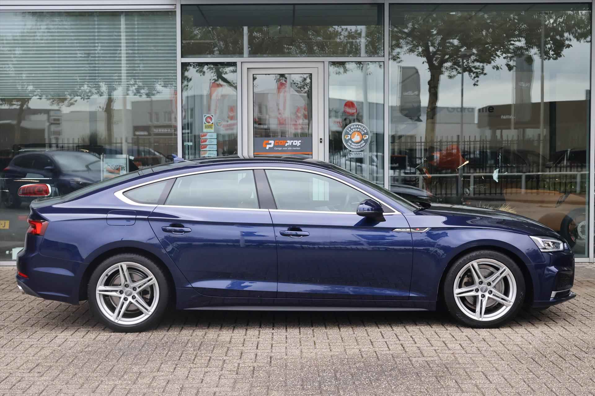 Audi A5 Sportback 35 TFSI S-Line 150pk | Leder Interieur | Cruise | LED | Navi | 1e Eigenaar - 14/53