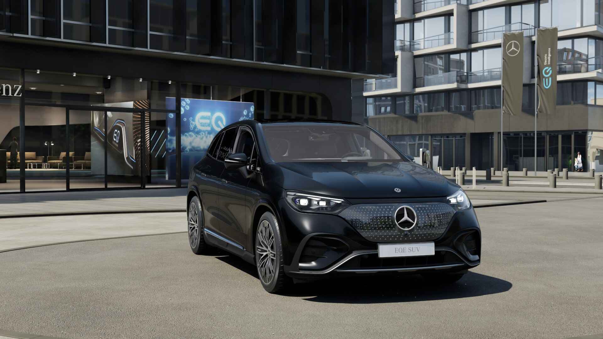 Mercedes-Benz EQE SUV 300 Sport Edition 91 kWh | Trekhaak | Nightpakket | Premium pakket | Rijassistentiepakket Plus | KEYLESS GO-comfortpakket | Parkeerpakket met 360°-camera | GUARD 360° voertuigbescherming plus | EASY PACK achterklep | - 17/25