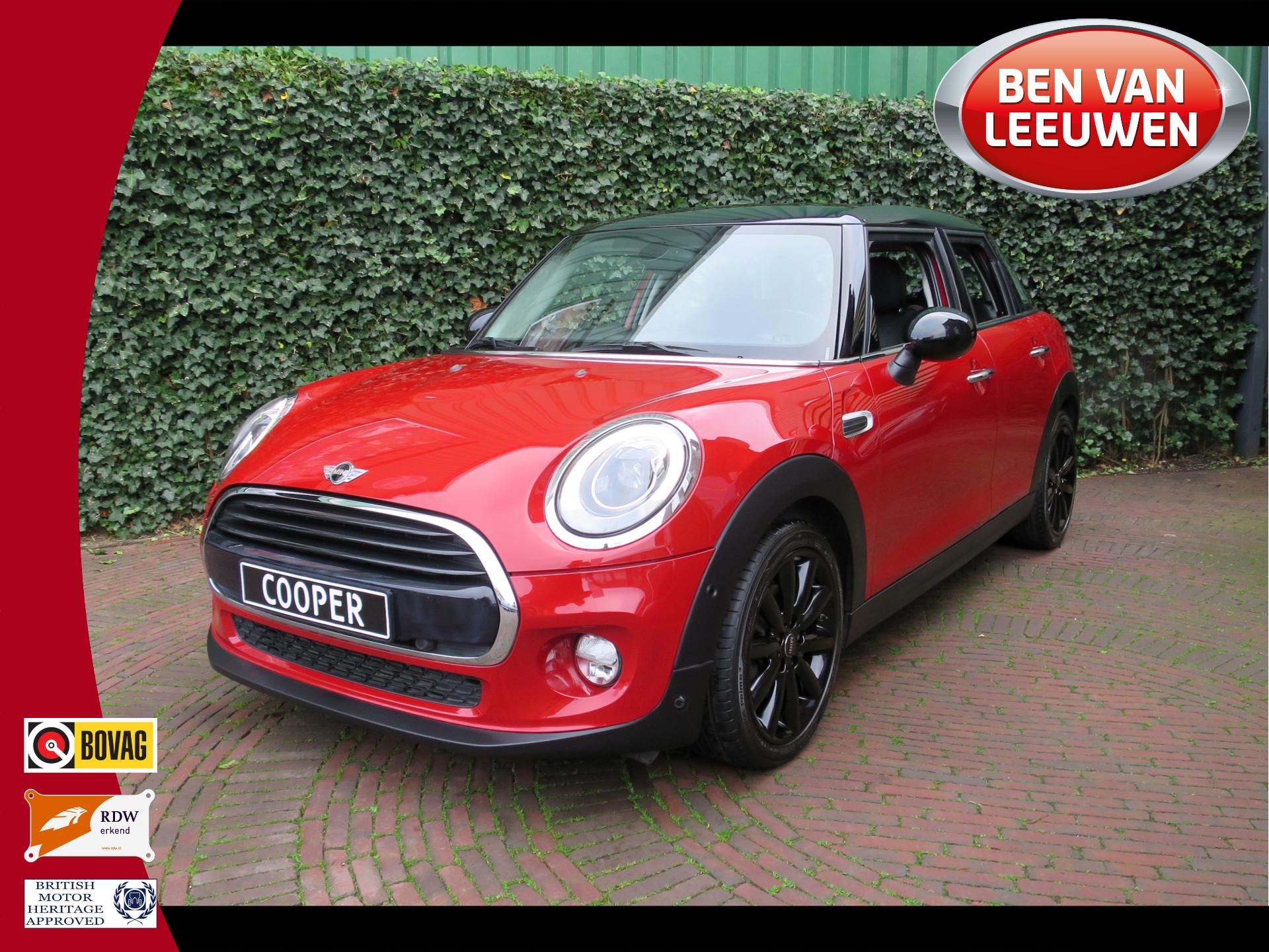 MINI Cooper 1.5 Chili 5-deurs F55 automaat met LED, XL-navi, A.camera en 17"