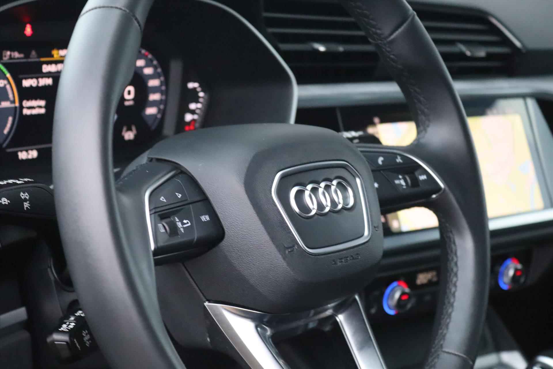 Audi Q3 Sportback 45TFSIe 245PK PHEV AUTOMAAT BLACK E.D. Navi Carplay | Adapt.Cruise | Virtual Cockpit | Keyless | Verlaagd | Electr.Klep | 20 Inch Lm | - 19/65